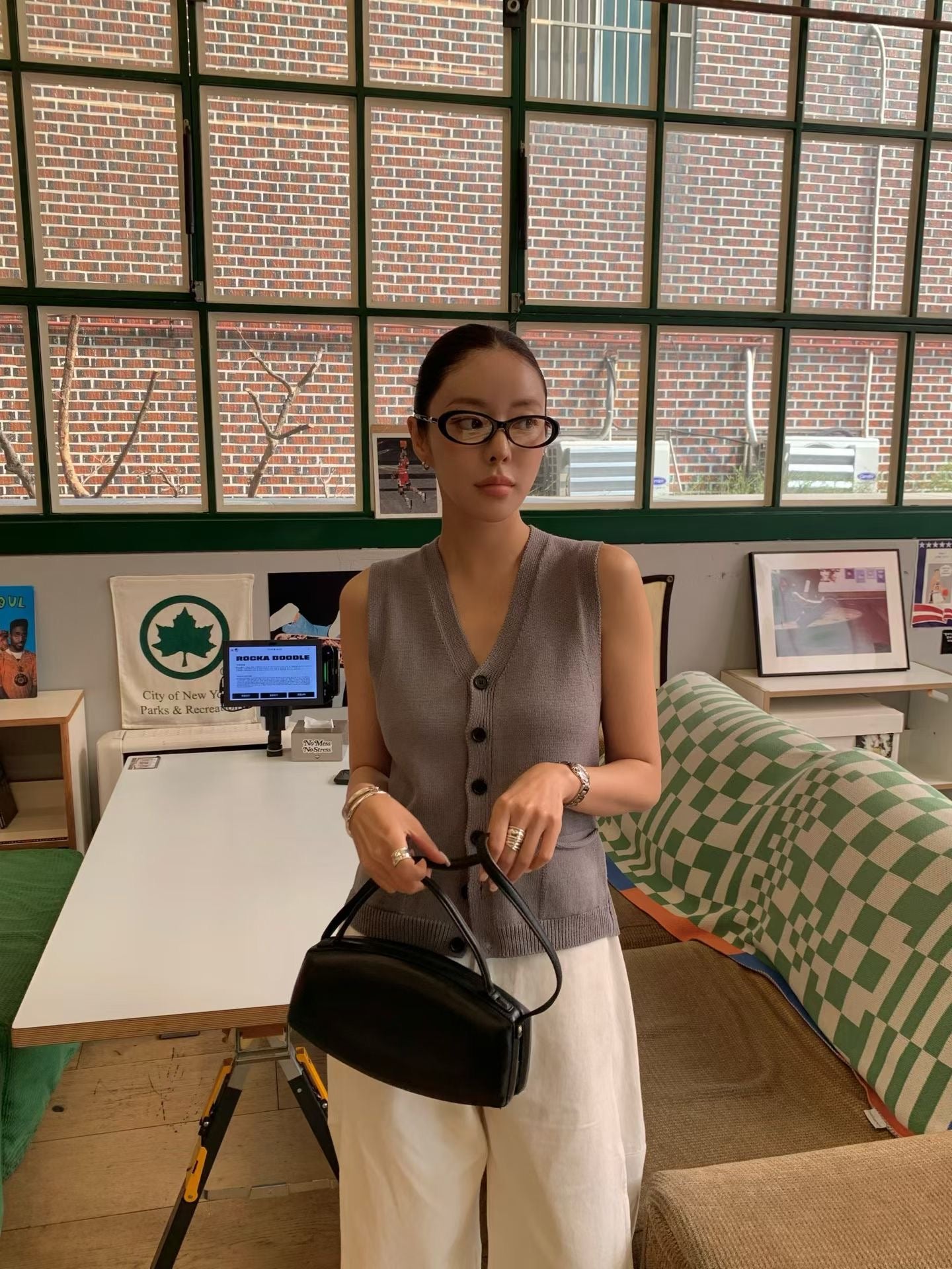 Pasithea Knit Sweater Vests (3 Colors)