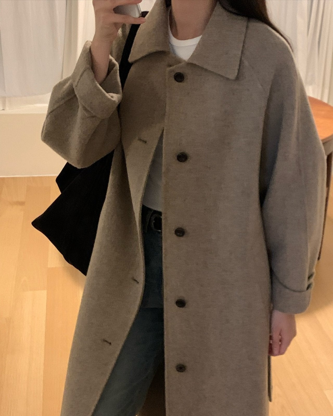 Roy Wool 100% Twill Handmade Coat (2 Colors)