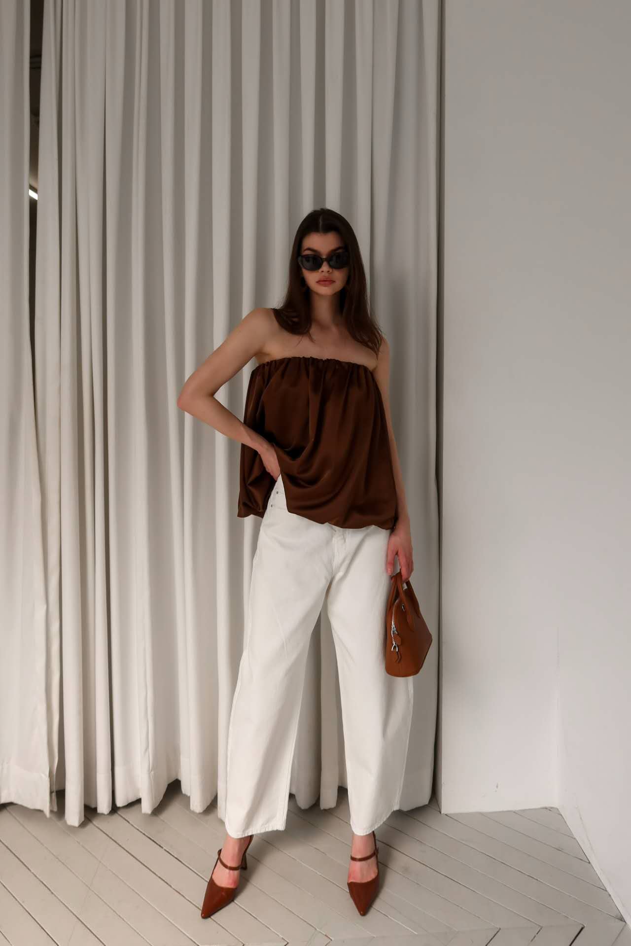 Ballon Denim Pants (2 Colors)