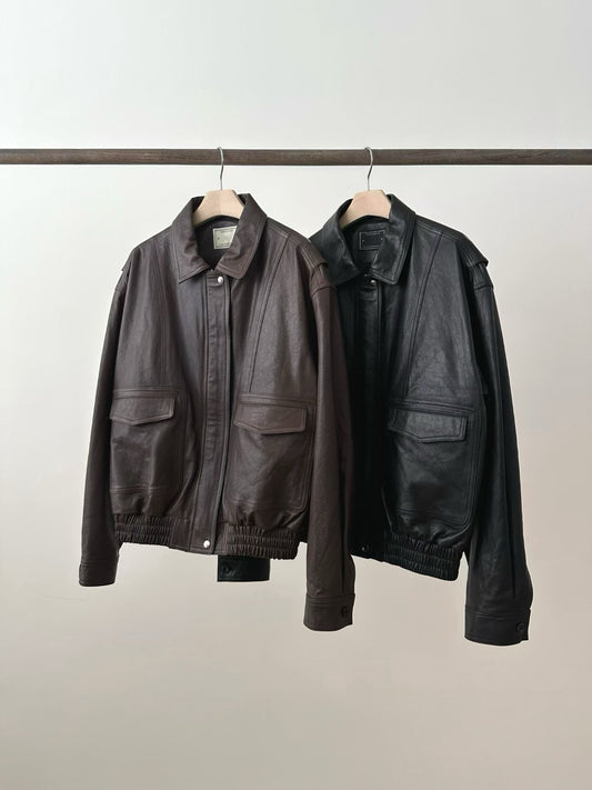 Bella Leather Blouson (2 Colors)