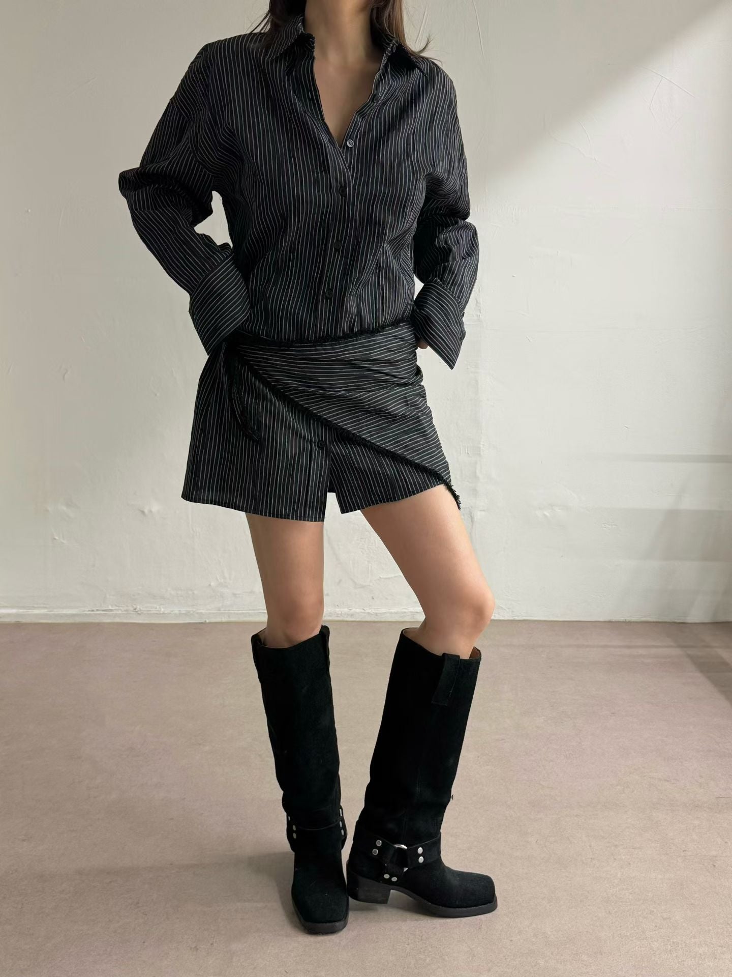 Melantha Shirt Set (2 Colors)