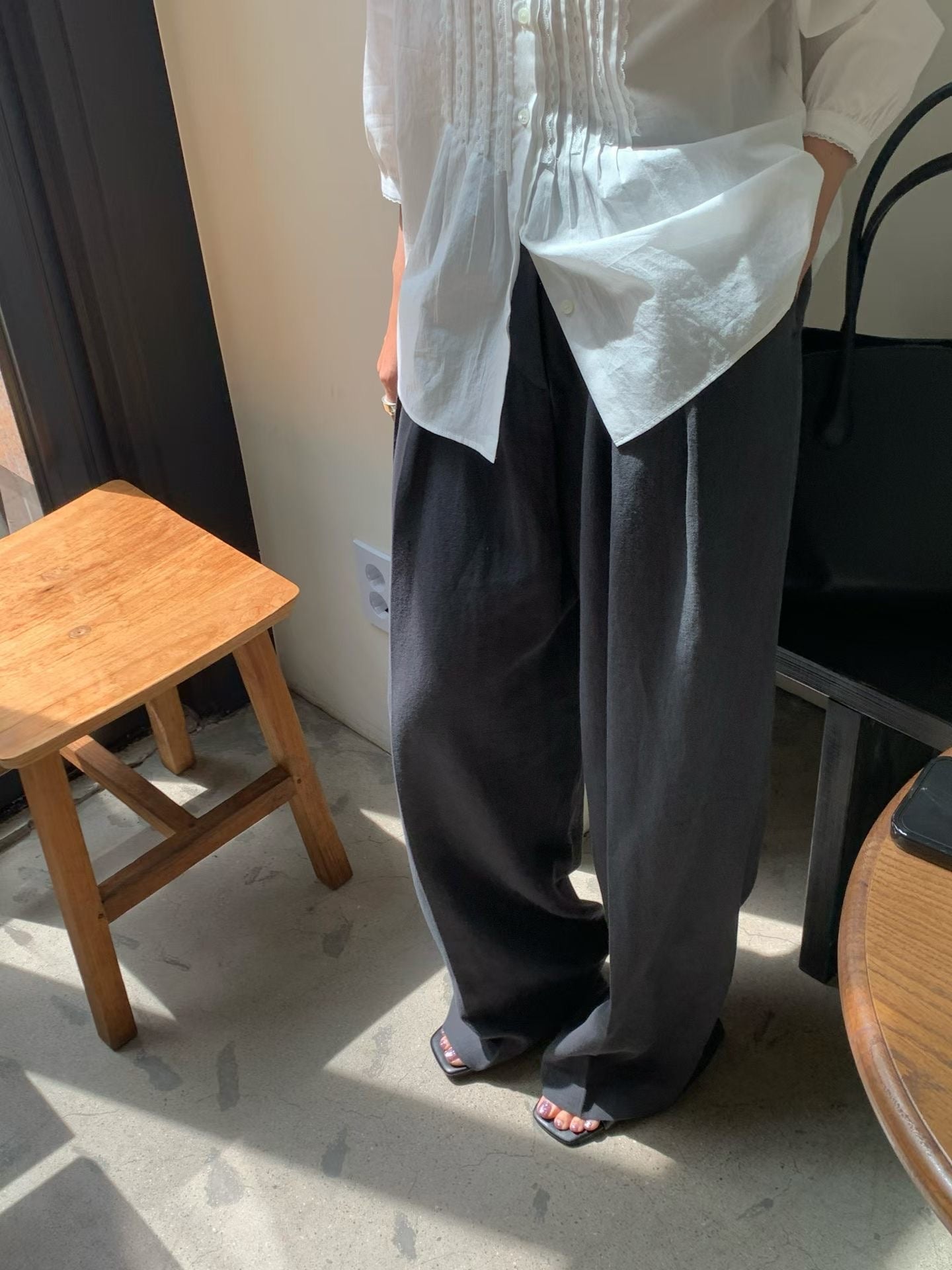 【亞麻55%棉33%面料】 Idalia Linen Pants (3 Colors)