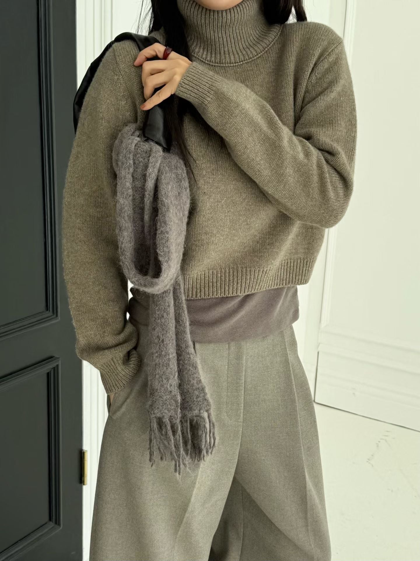 Ivalo Superfine Merino Wool Knit Top (4 Colors)