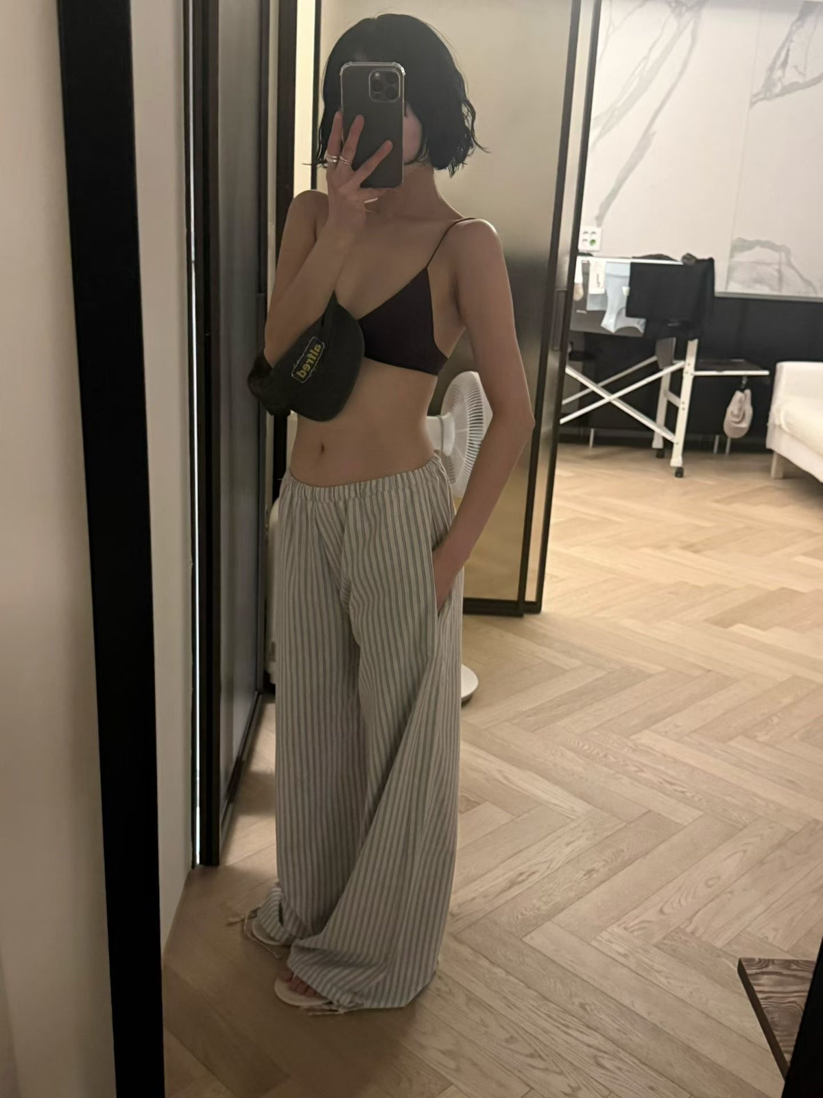 Durt Striped Wide Pants (2 Colors) – Be Gentle