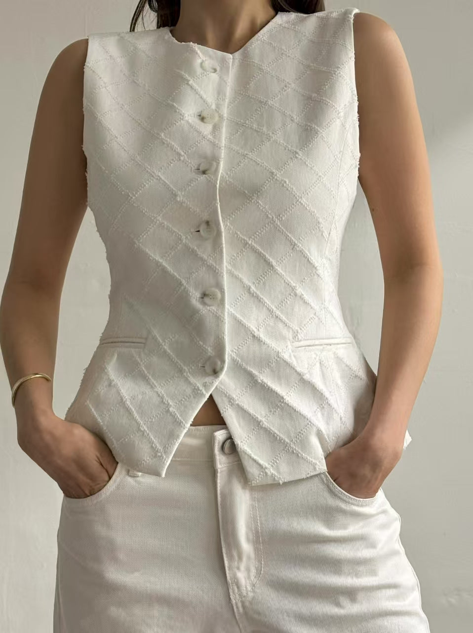 Kalliope Denim Vest (2 Colors)