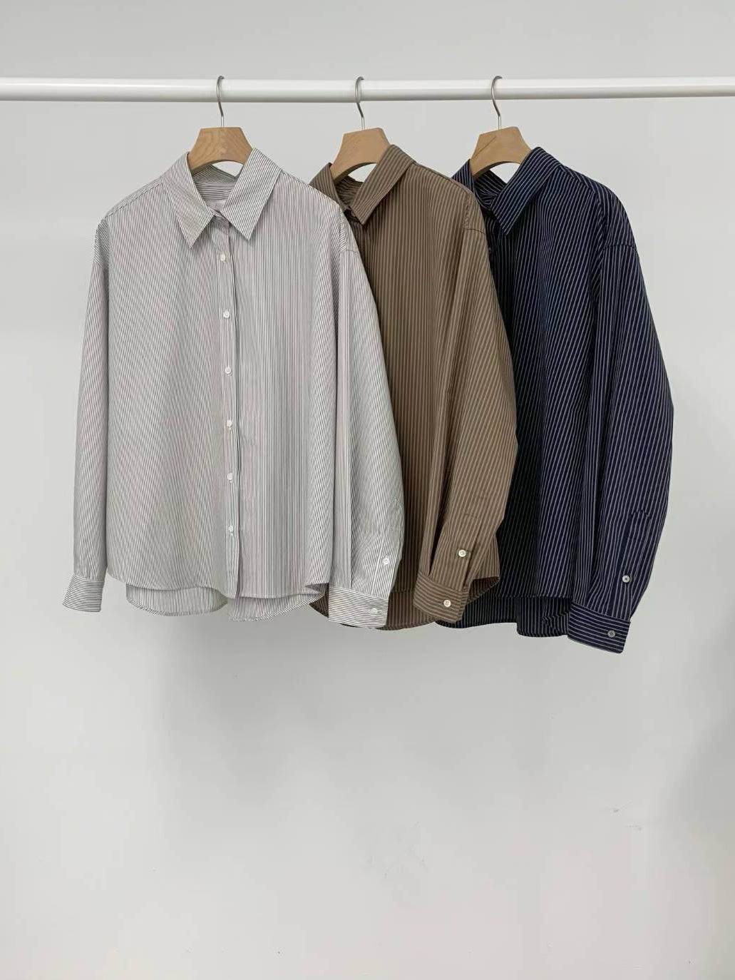 Saffron Stripe Shirt (3 Colors)