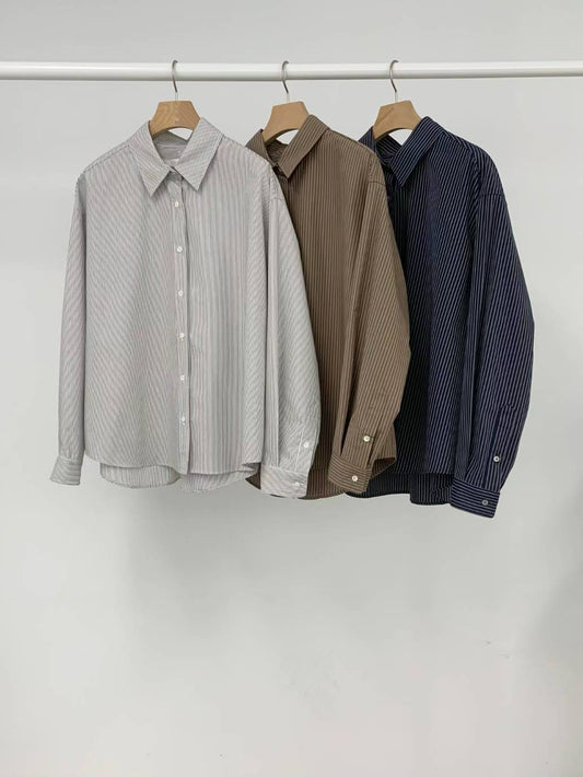 Saffron Stripe Shirt (3 Colors)