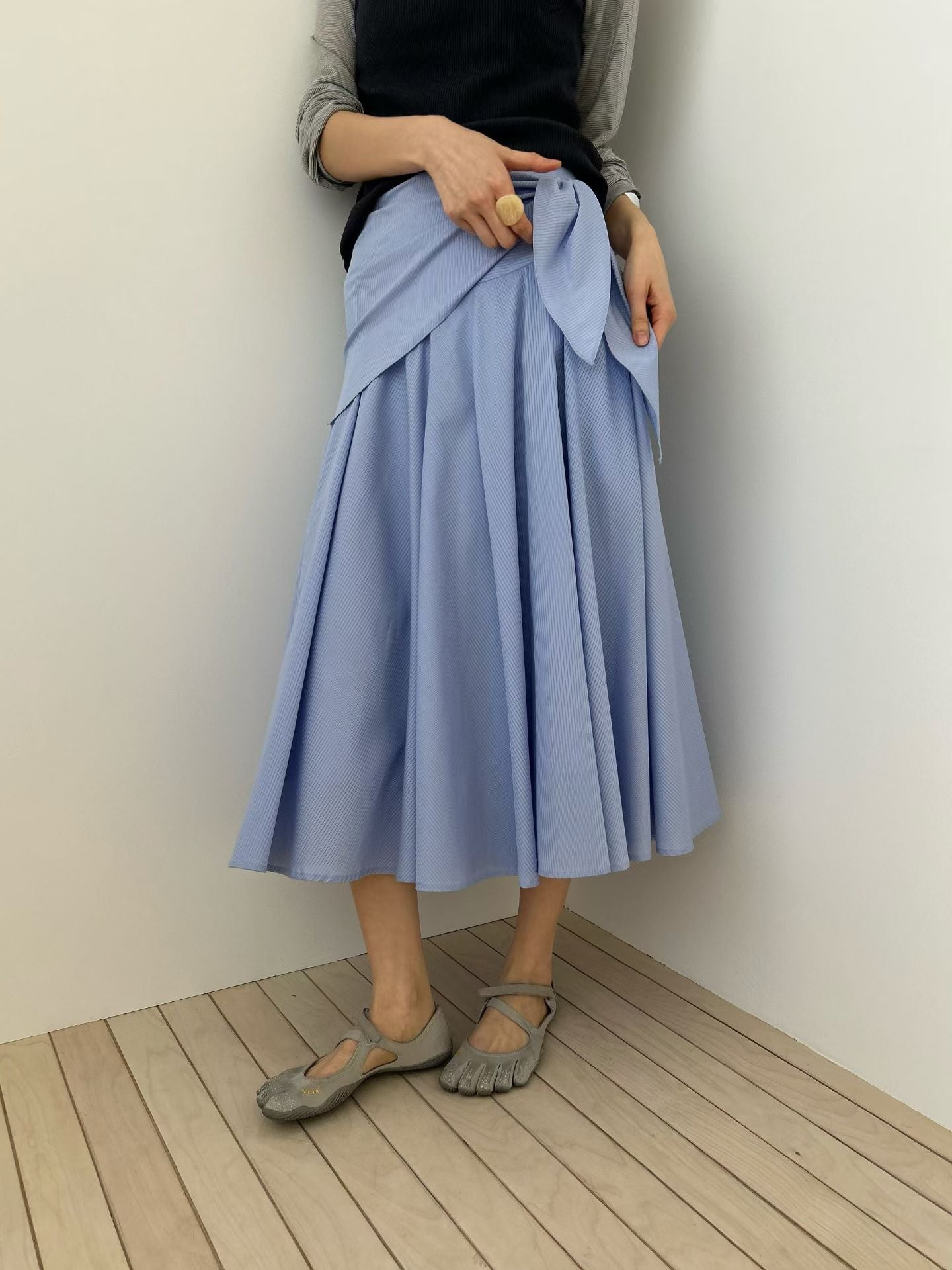 Eurielle Striped Skirt (3 Colors)