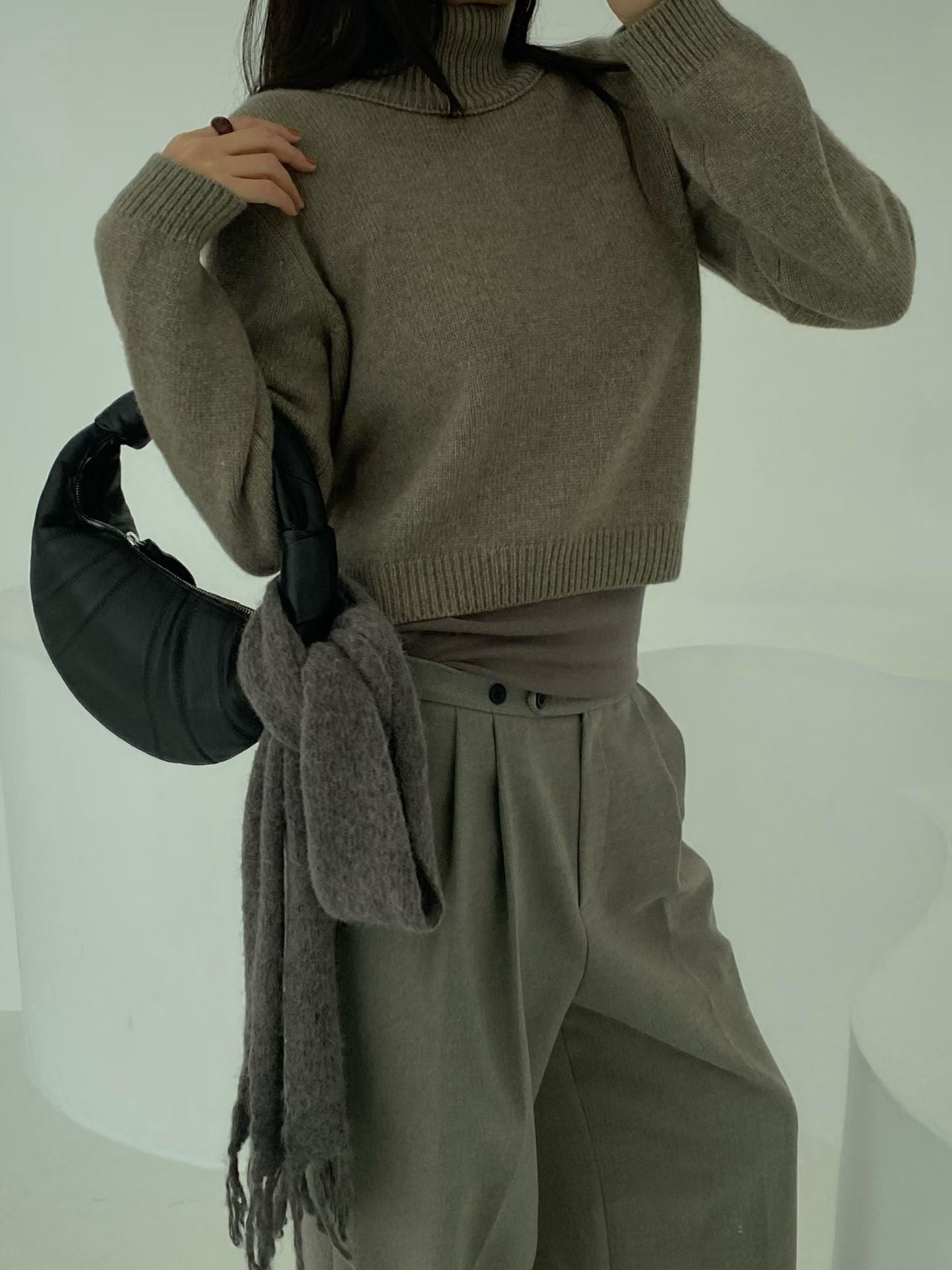 Ivalo Superfine Merino Wool Knit Top (4 Colors)