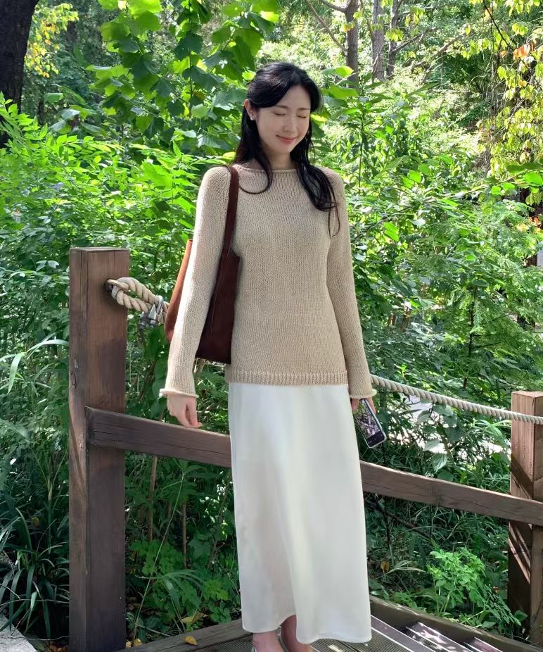 【牛皮麂皮】Leju Maron Bag (L)(4 Colors)