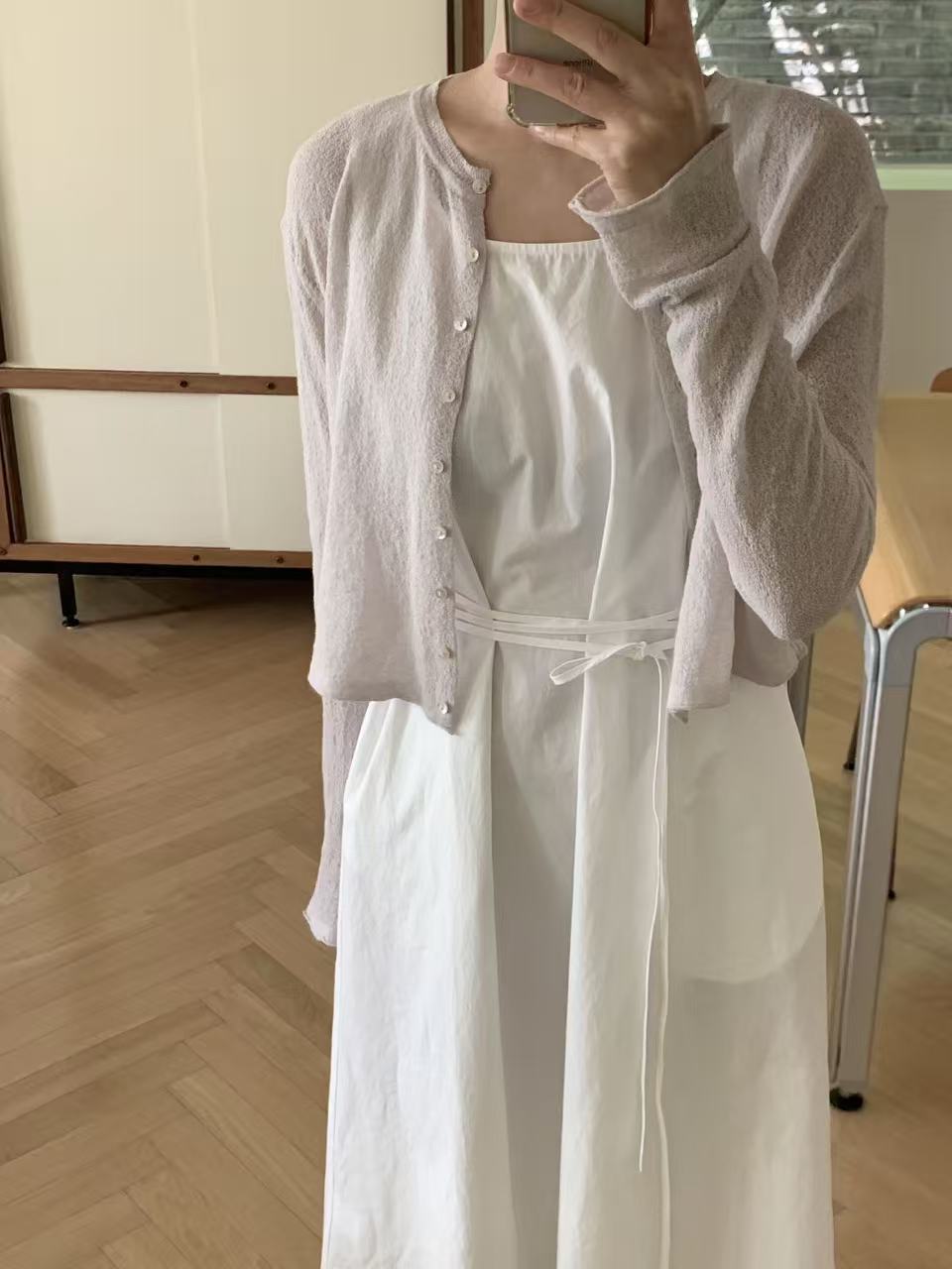 【亞麻44%棉36%】 Oriel Knit Top (3 Colors)
