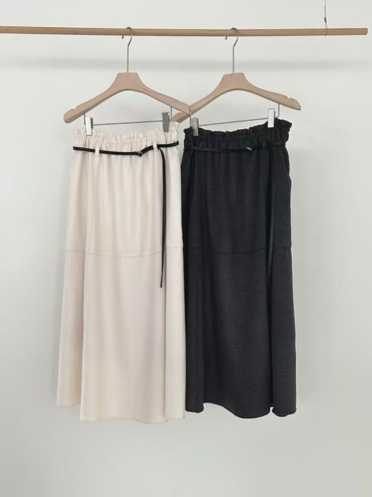 Isadora Skirt with Belt (2 Colors)