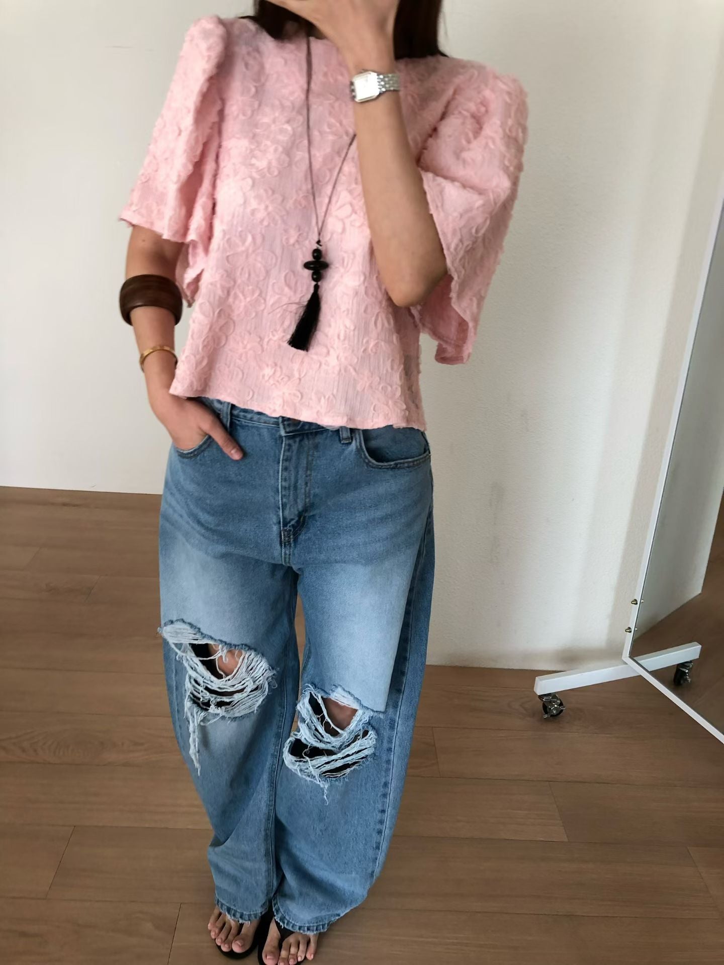 Solstice Flower Blouse (2 Colors)