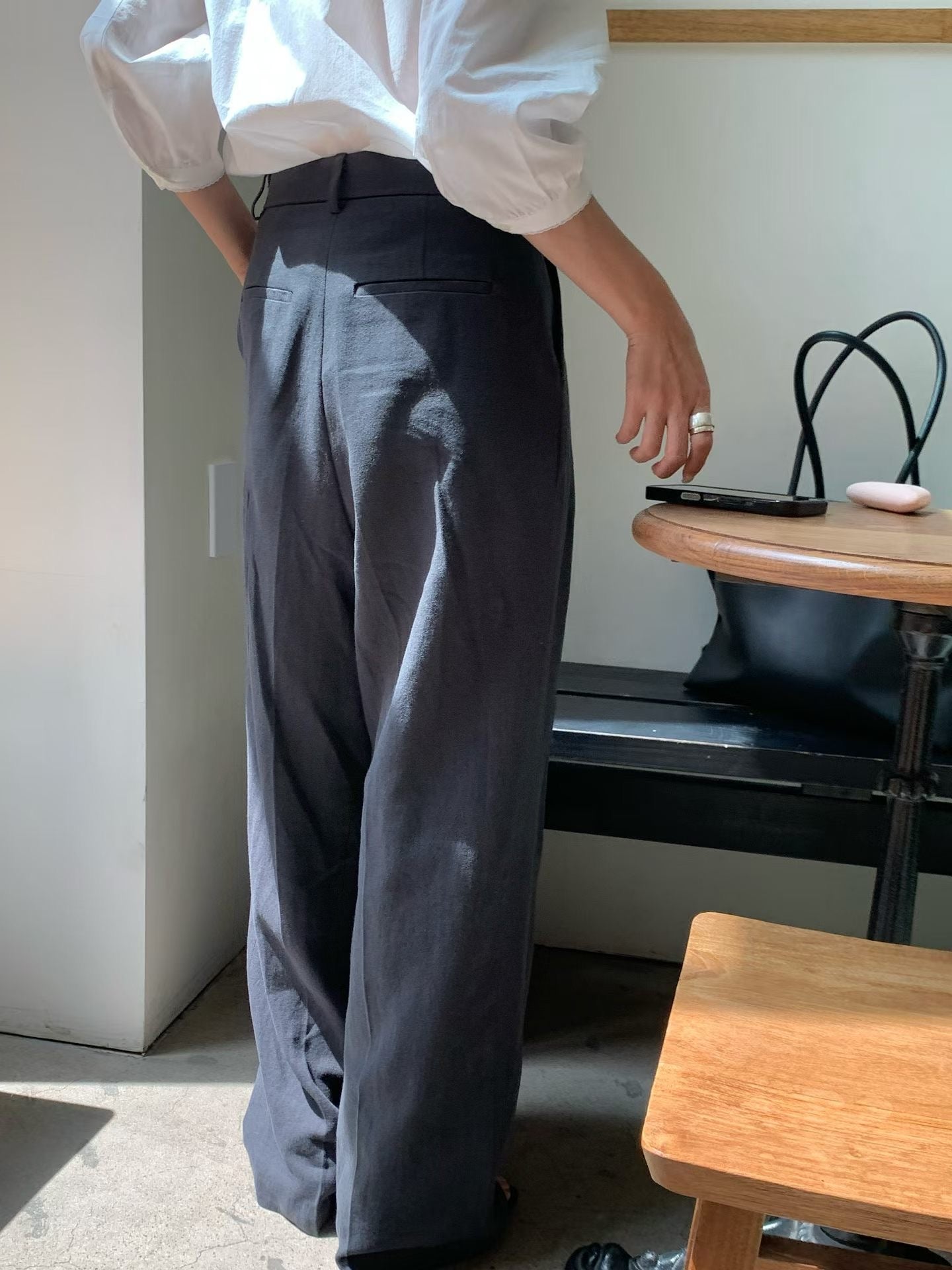 【亞麻55%棉33%面料】 Idalia Linen Pants (3 Colors)