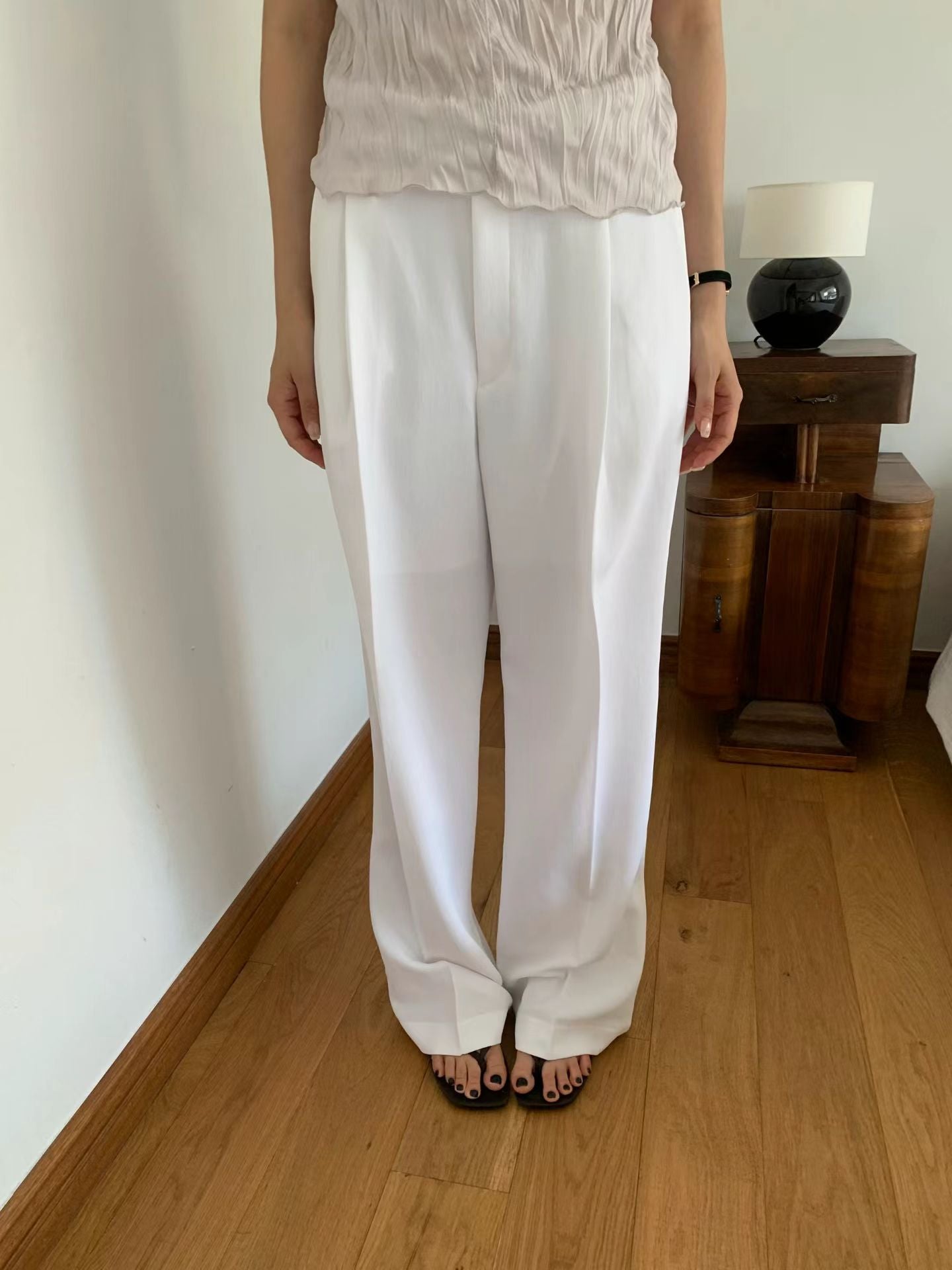 Summer One-Tuck Pants (4 Colors)