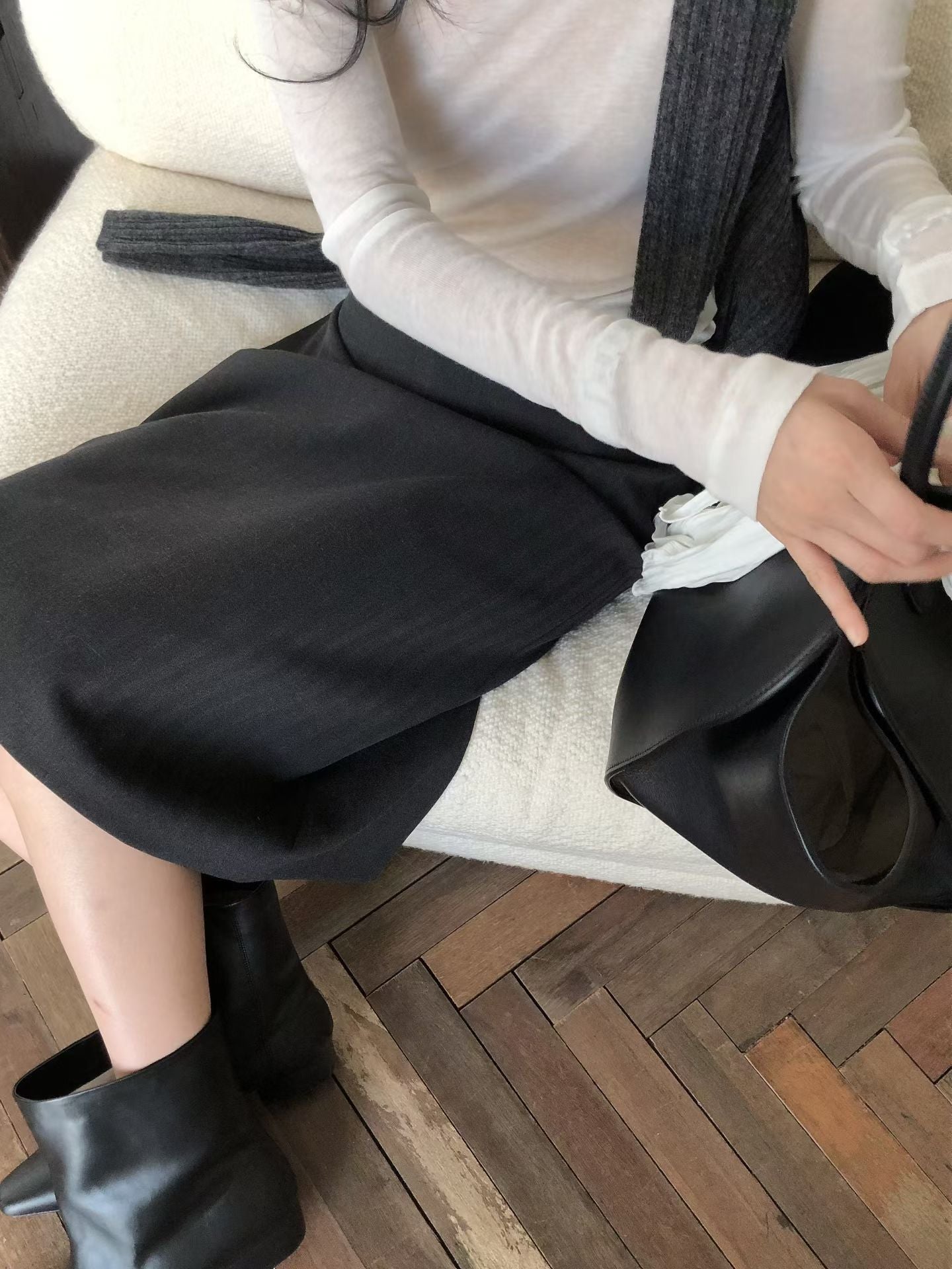 Kinzley Wool Skirt (2 Colors)
