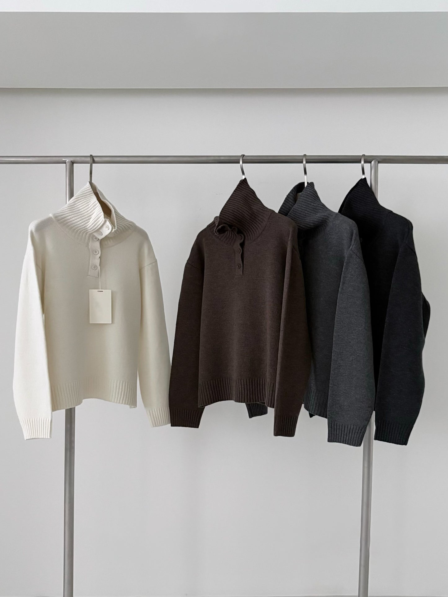 Wisteria 60% Wool Knit Top (4 Colours)