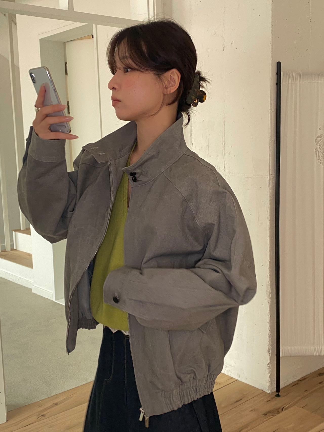 Denny Washed Blouson (2 Colors)
