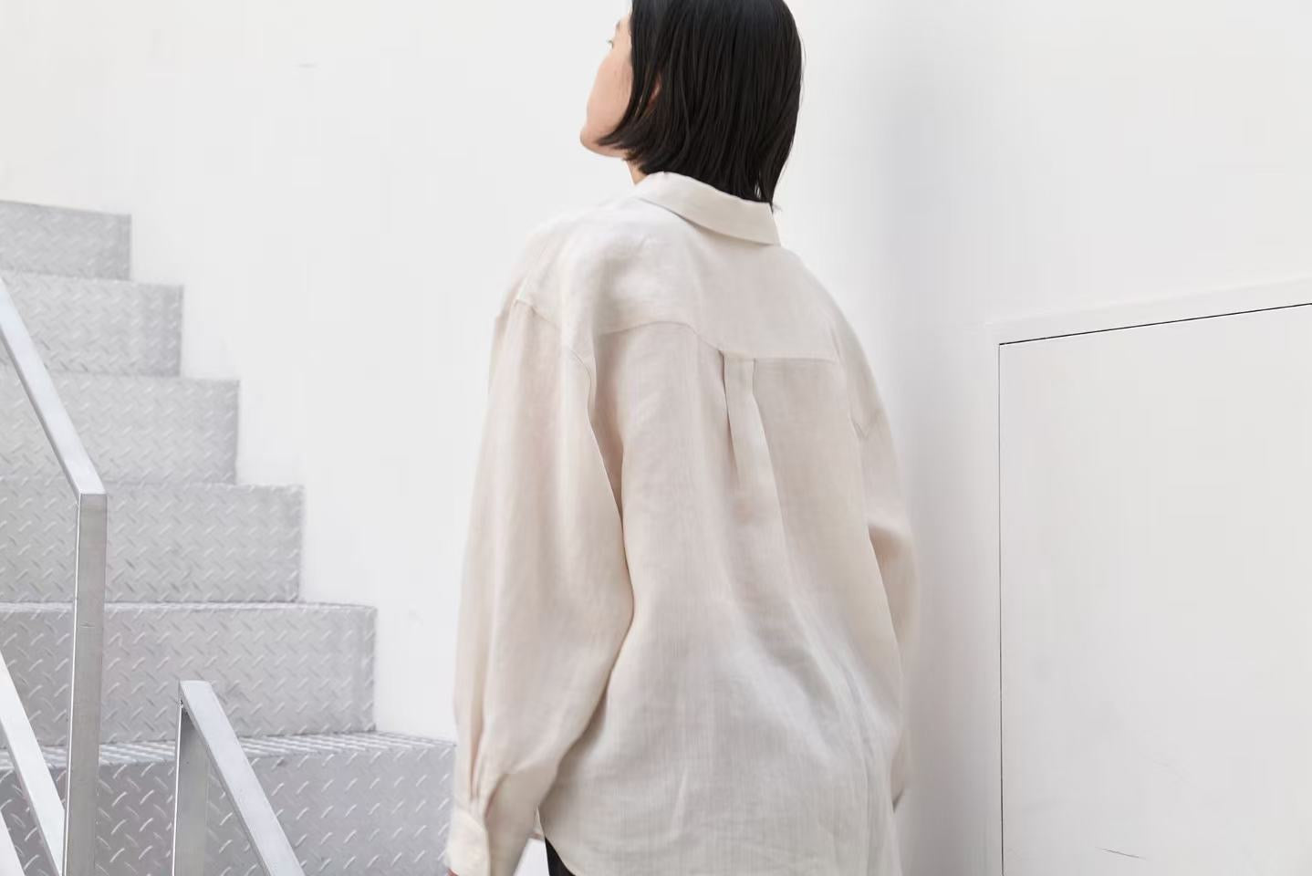 【亞麻100%】 Tamsy Shirt (4 Colors)