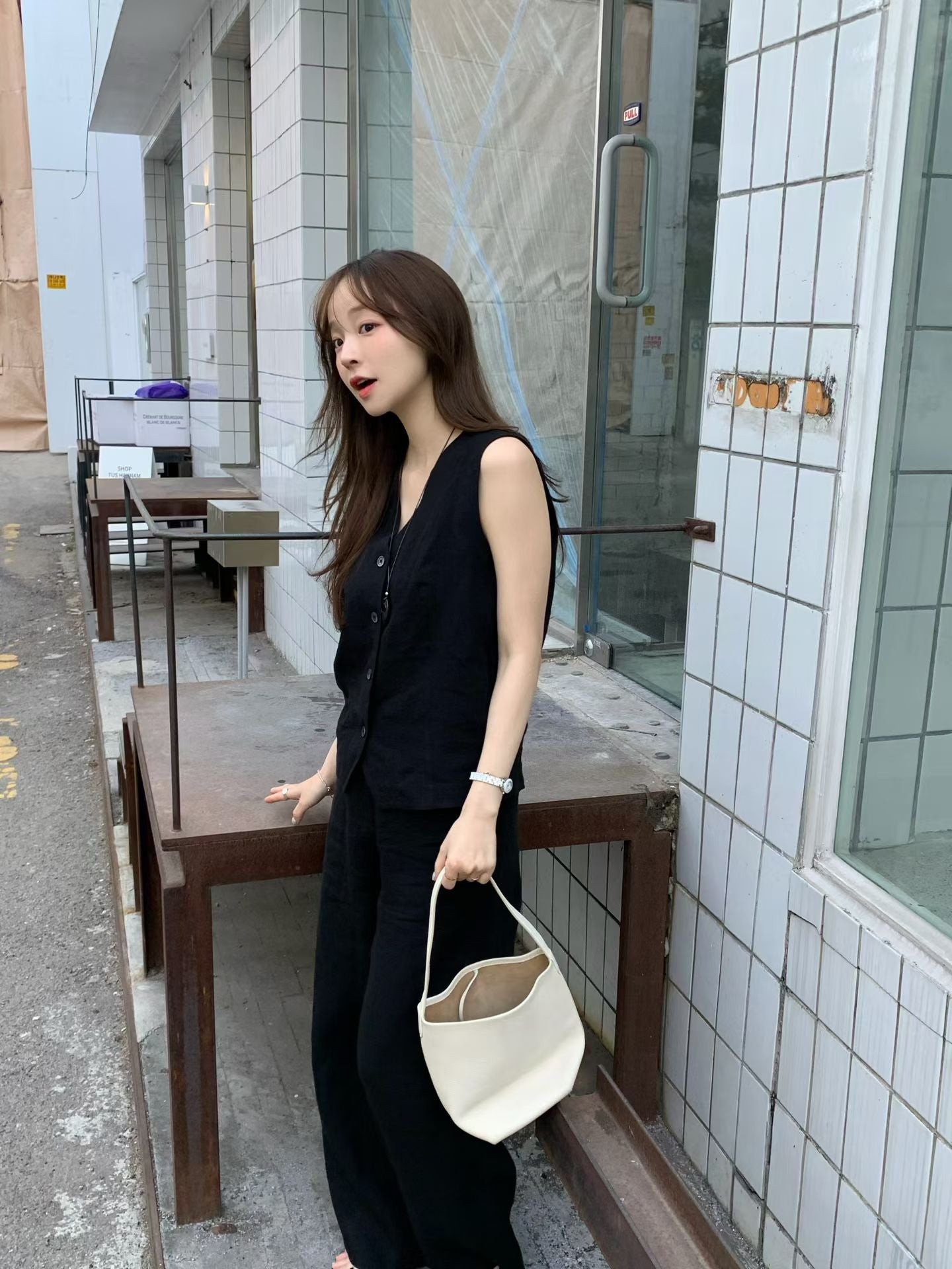 Elpis 100% Linen Vest (2 Colors)