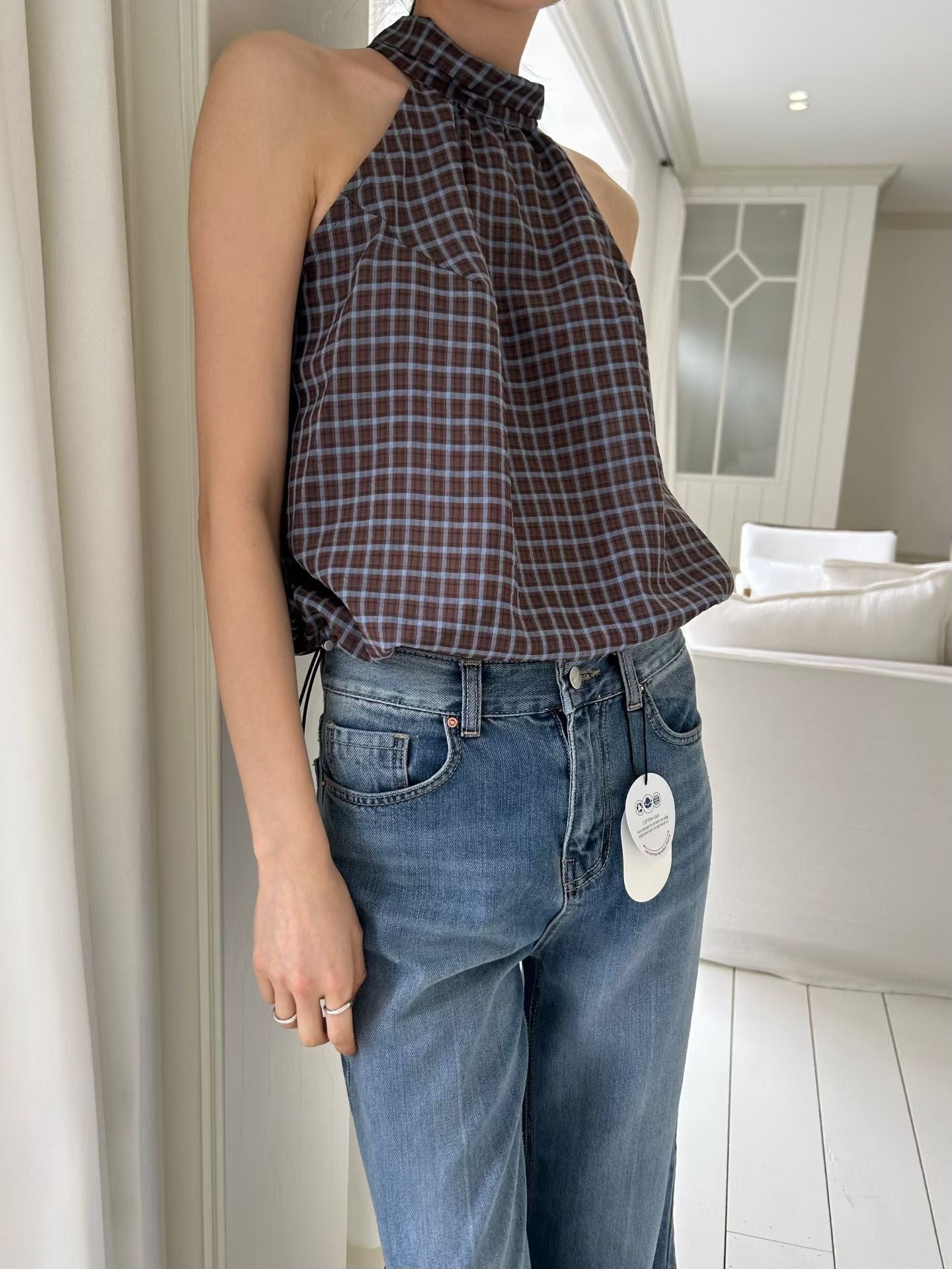 Ondi Checked Top (2 Colors)