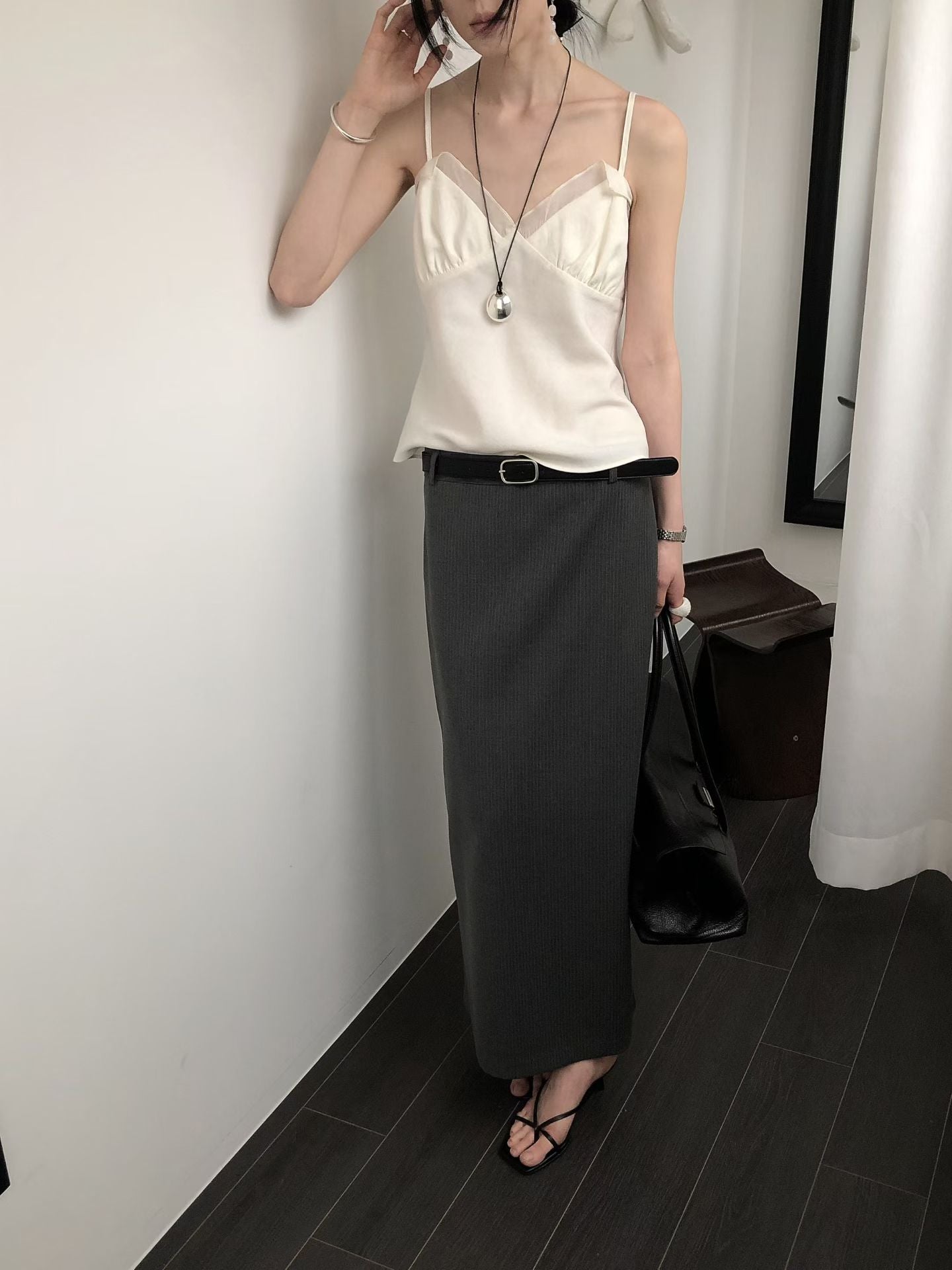 Spes Striped Skirt (2 Colors)