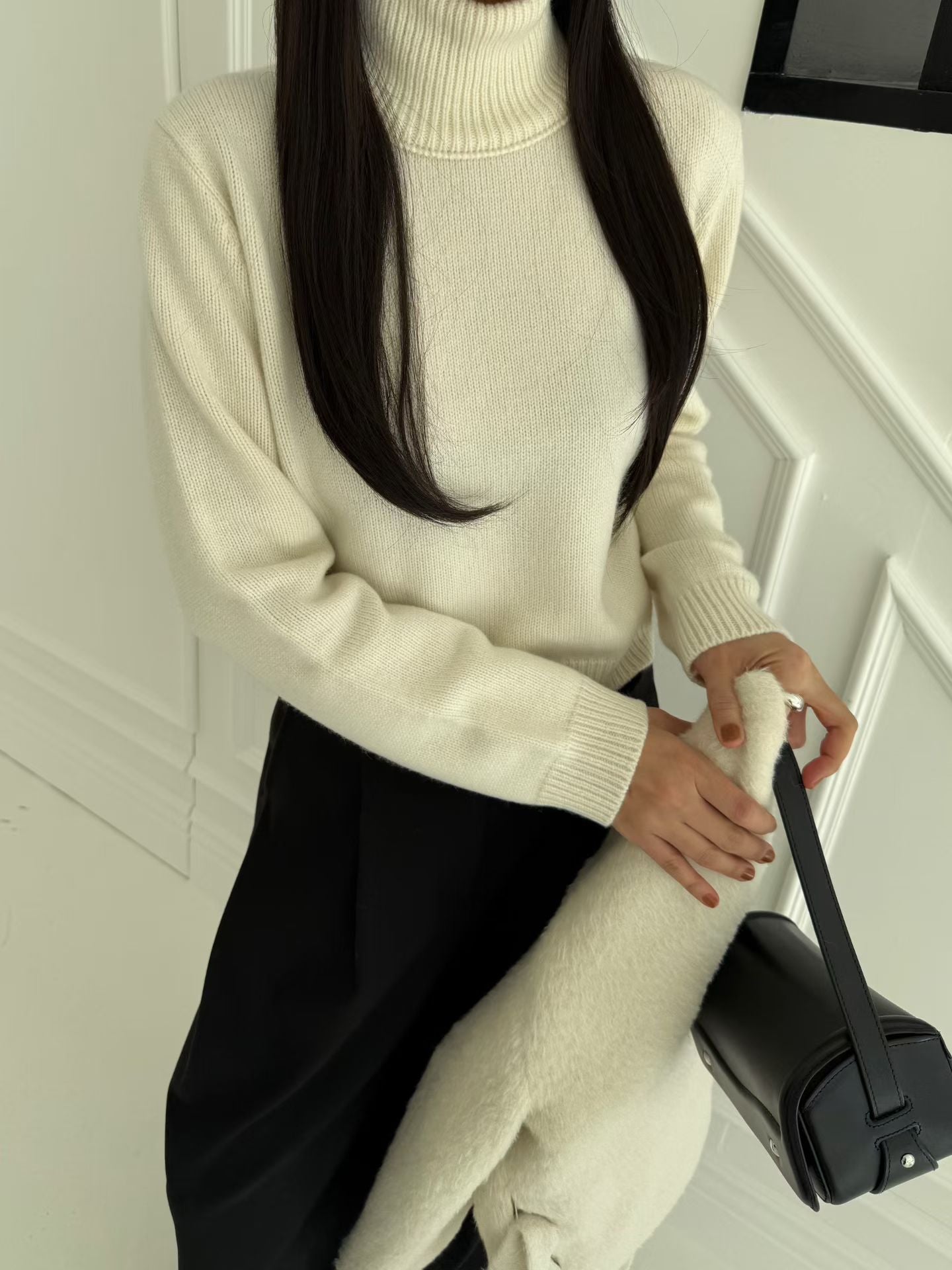 Ivalo Superfine Merino Wool Knit Top (4 Colors)