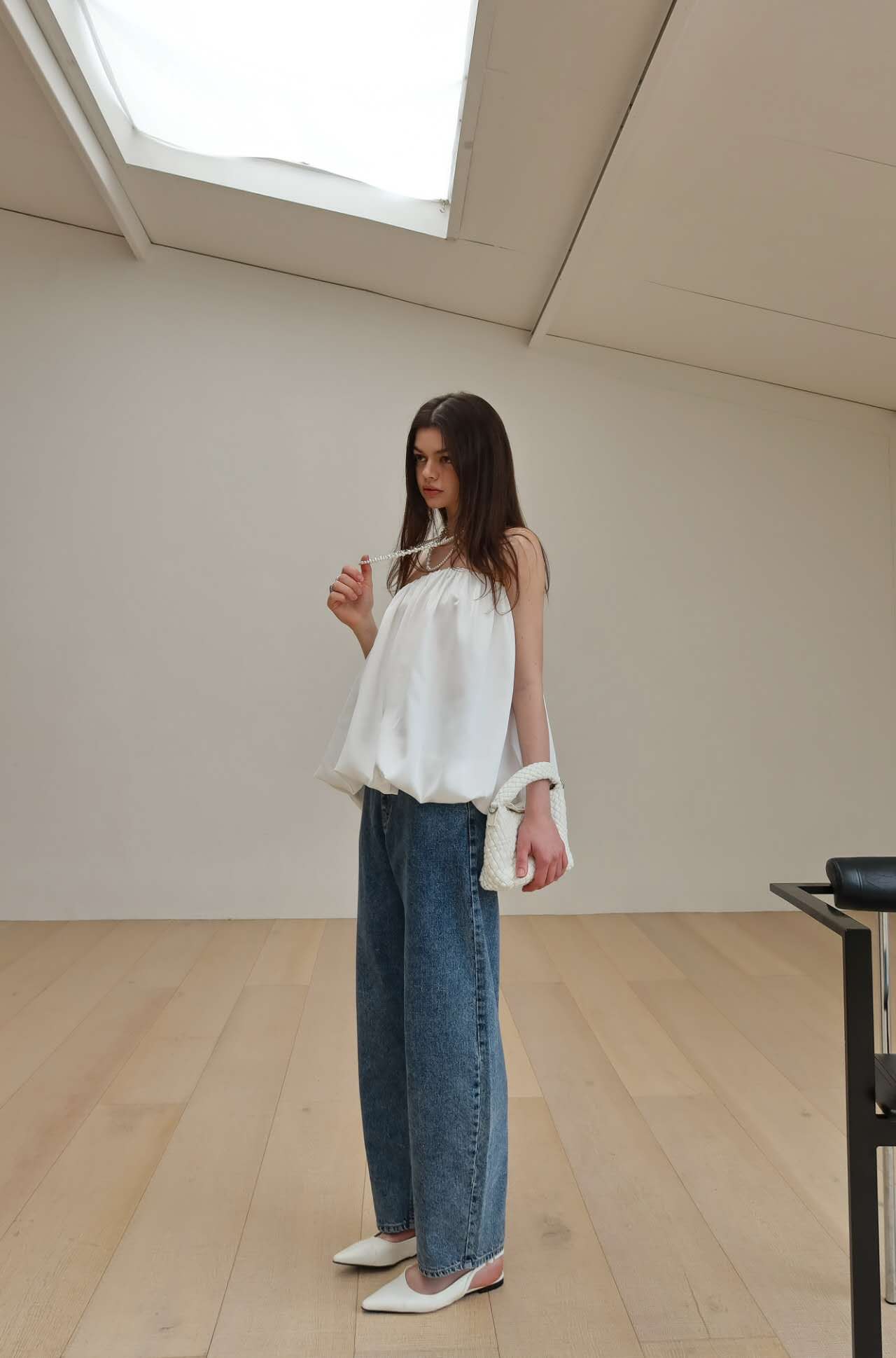 Ballon Denim Pants (2 Colors)