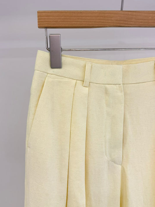 【亞麻55%棉33%面料】 Idalia Linen Pants (3 Colors)