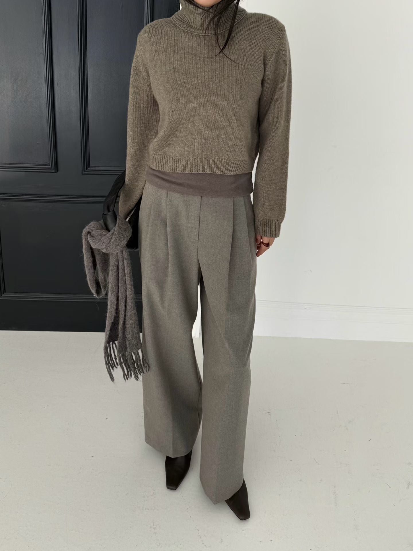 Ivalo Superfine Merino Wool Knit Top (4 Colors)