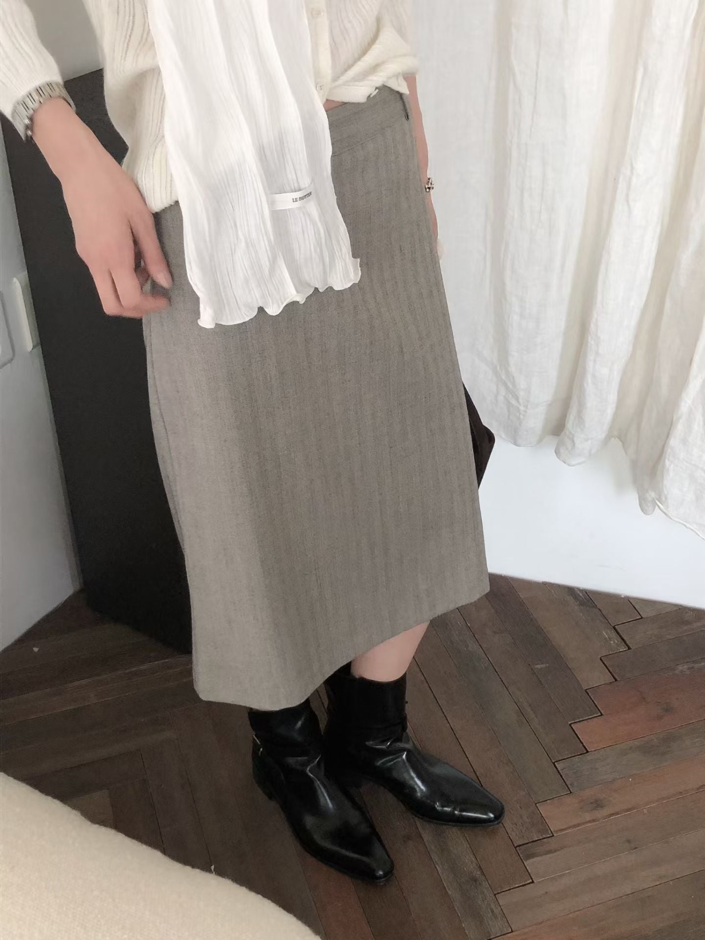 Kinzley Wool Skirt (2 Colors)