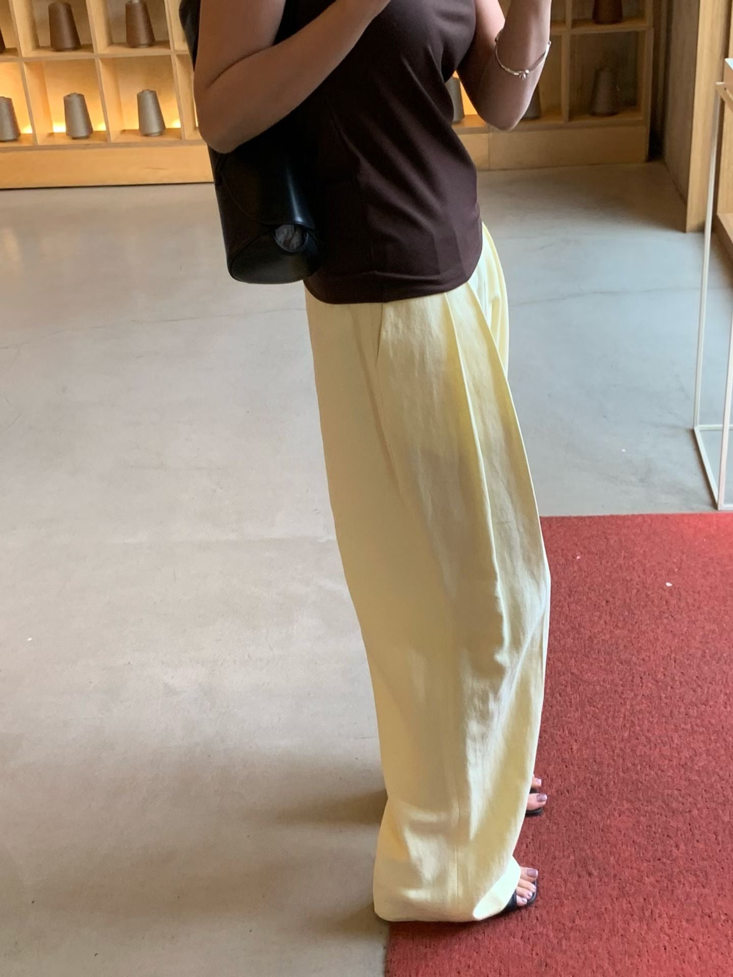 【亞麻55%棉33%面料】 Idalia Linen Pants (3 Colors)