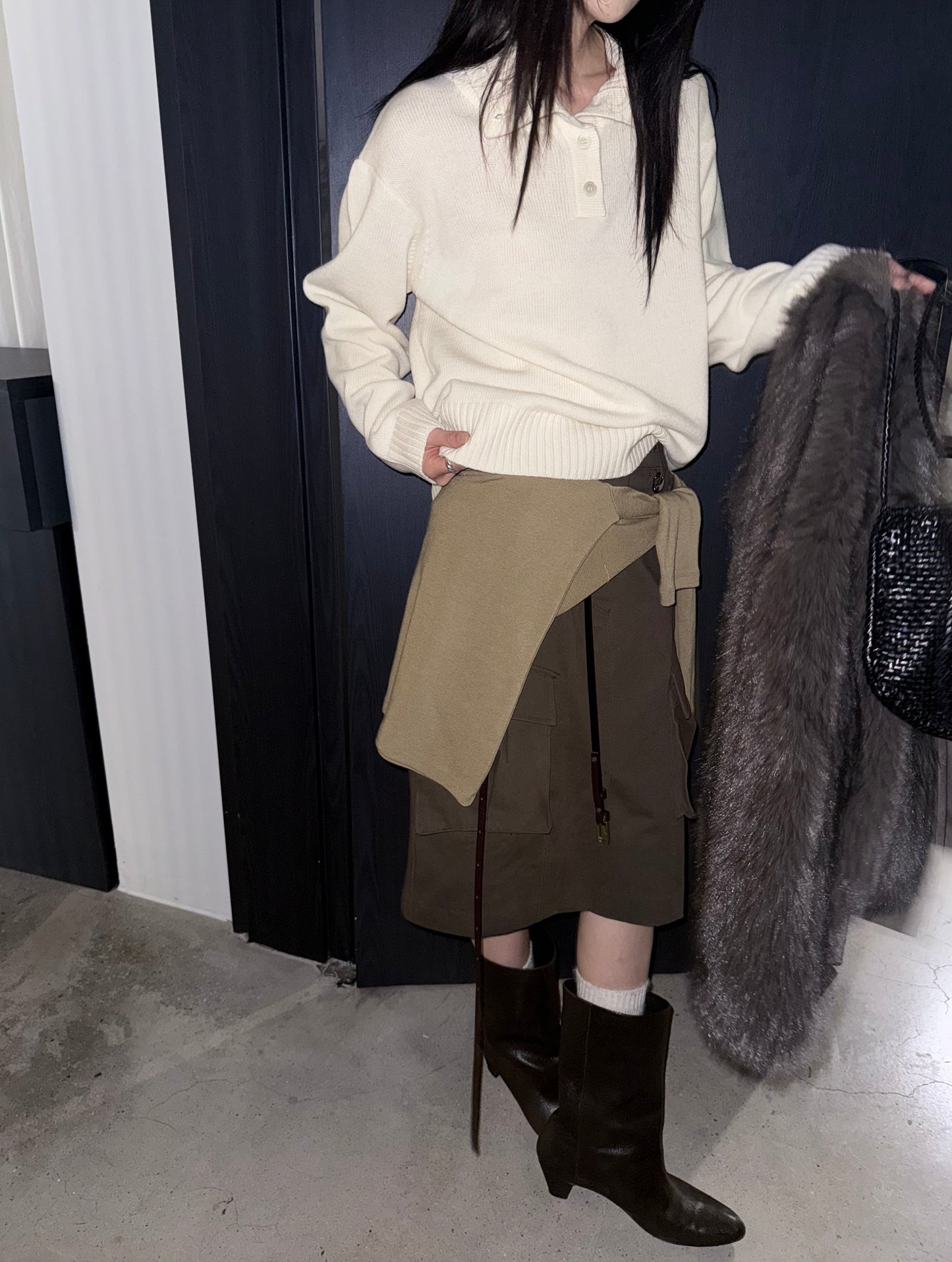 Wisteria 60% Wool Knit Top (4 Colours)