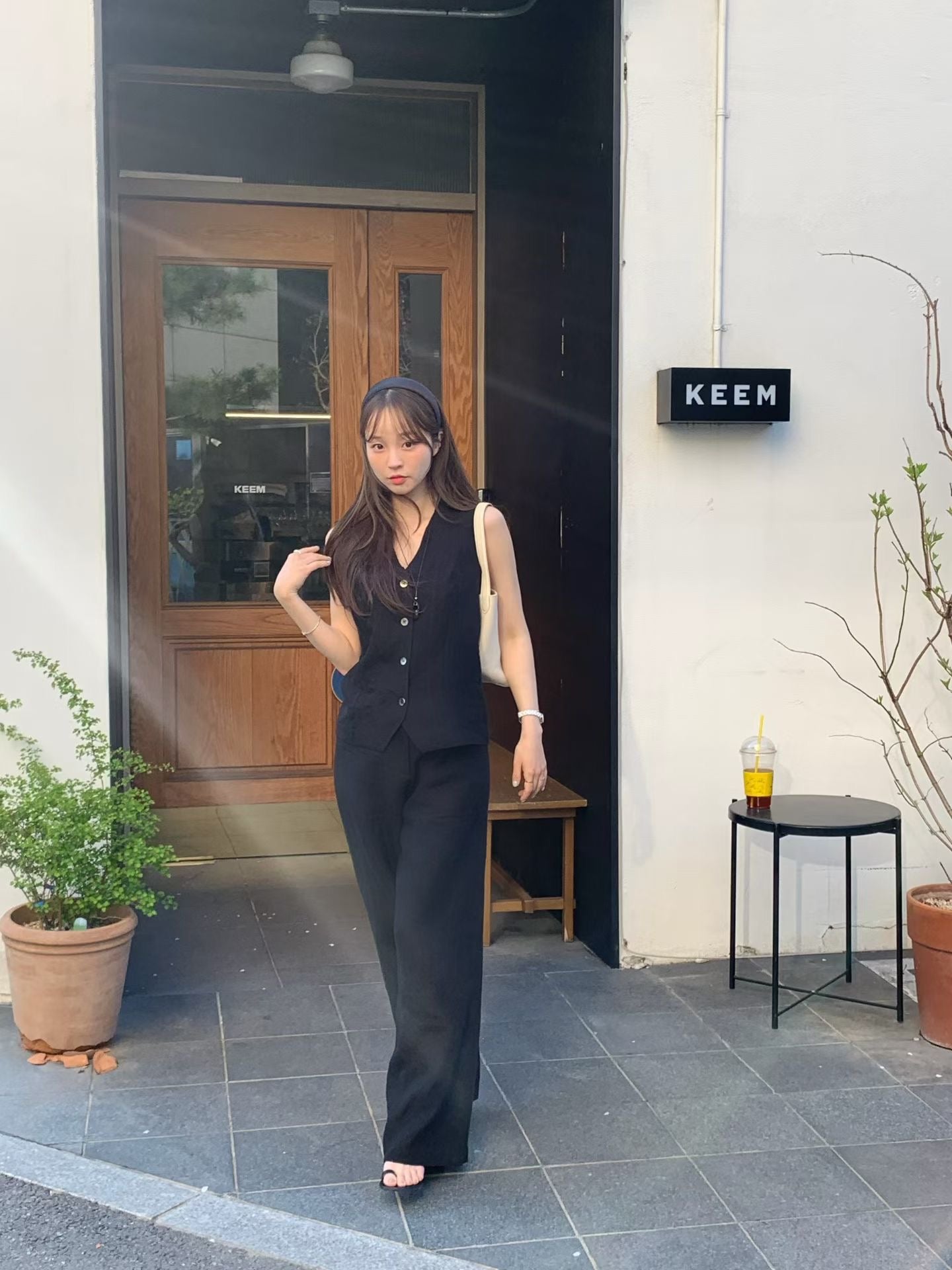 Elpis 100% Linen Vest (2 Colors)