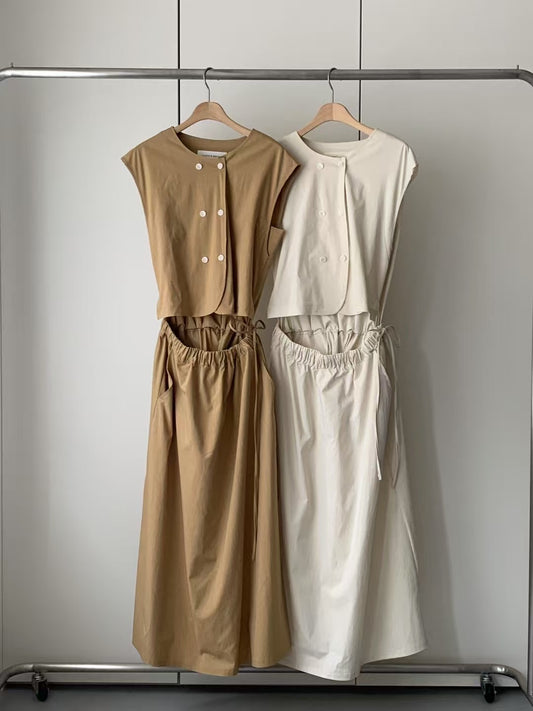 Fiadh Low Neck Dress (2 Colors)