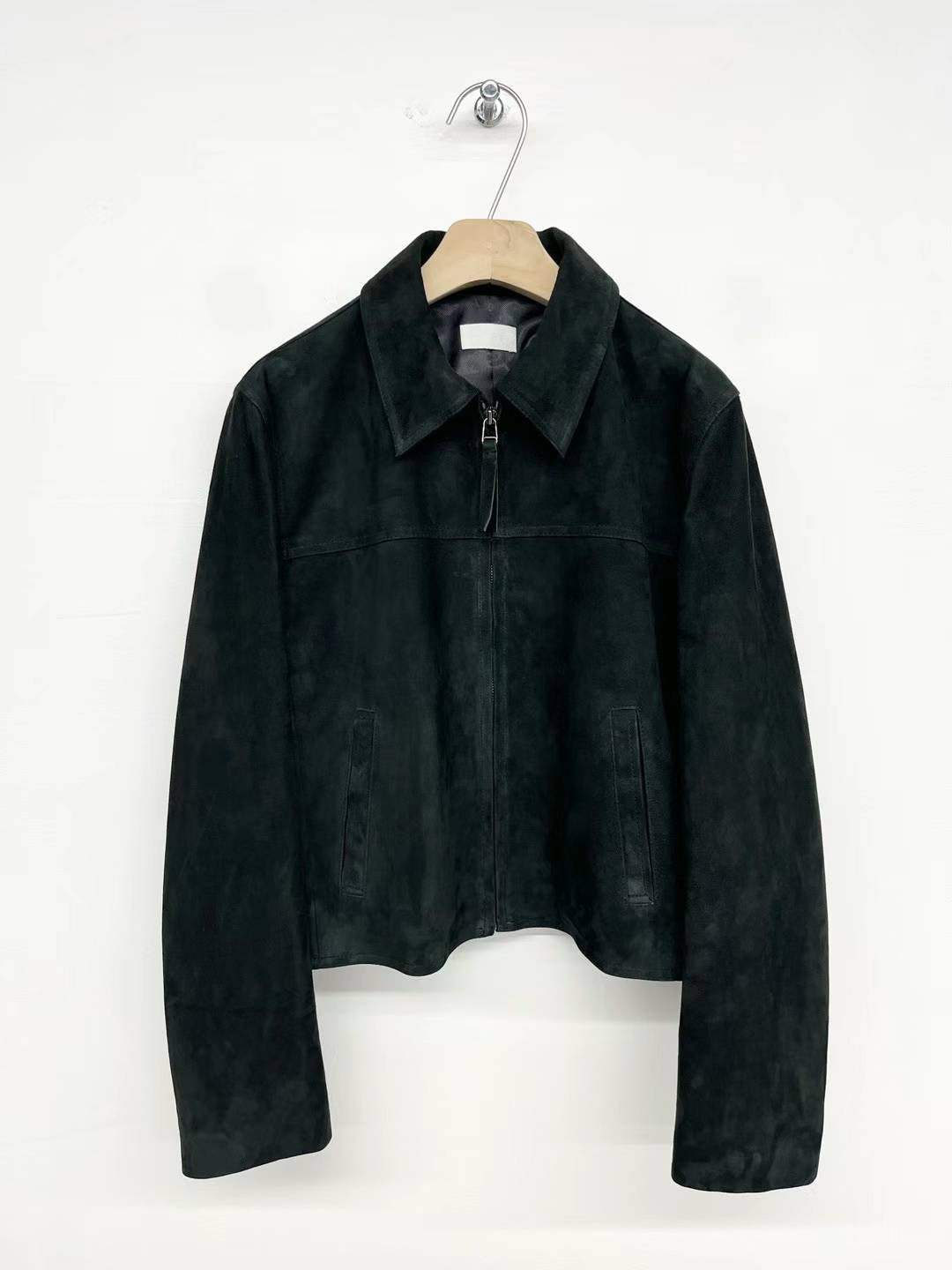 Gabrielle Goat Suede Jacket (2 Colors)