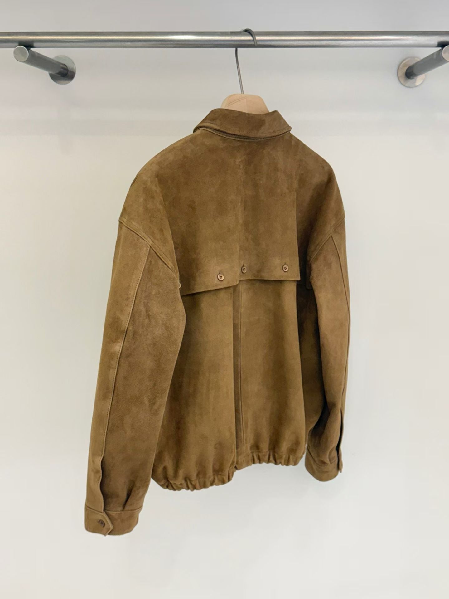【Italy Fabric】 Lazira Goat Suede Jacket