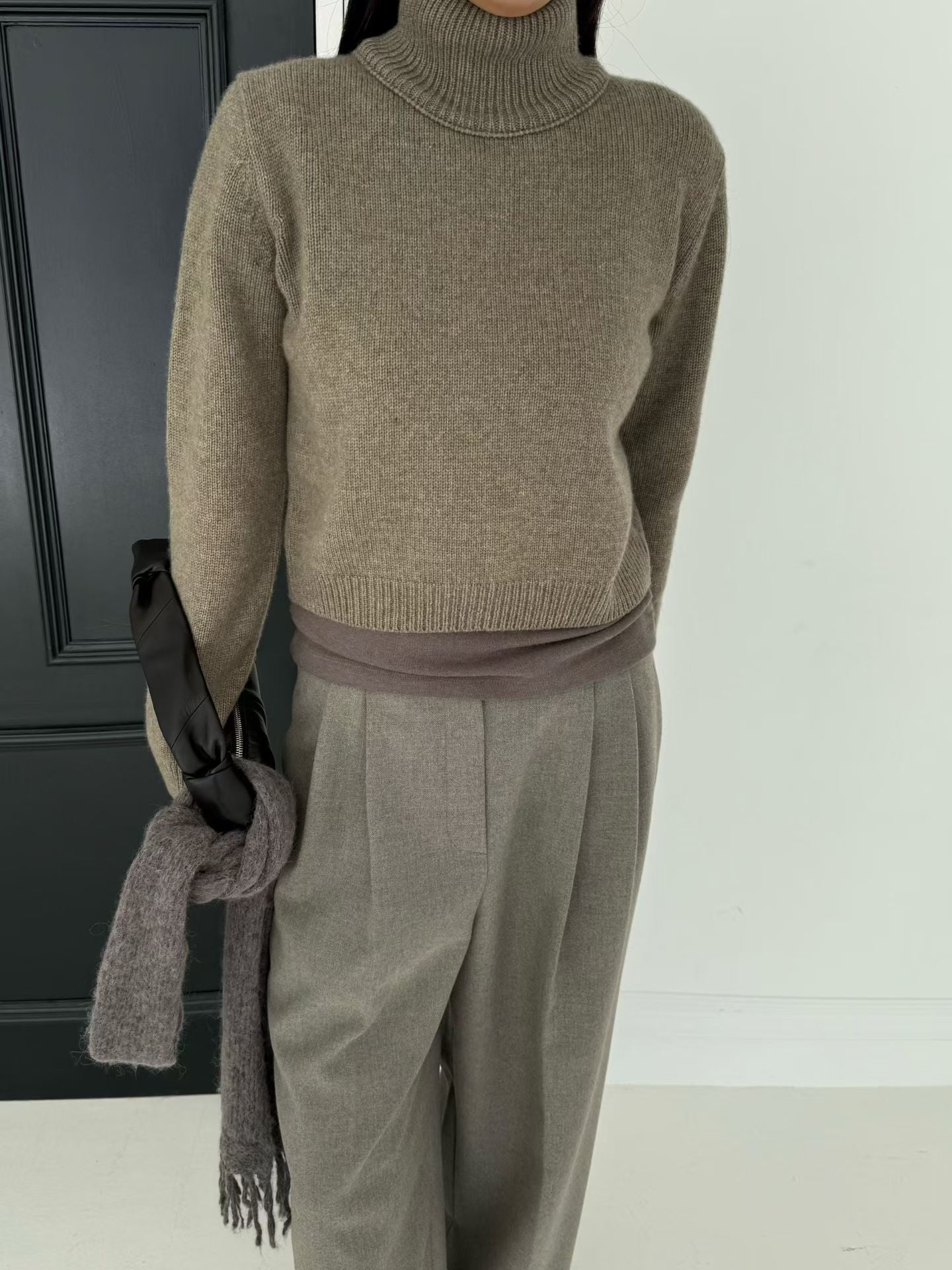 Ivalo Superfine Merino Wool Knit Top (4 Colors)