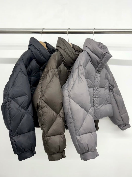 Aine 100% Goose Down Jacket (3 Colors)