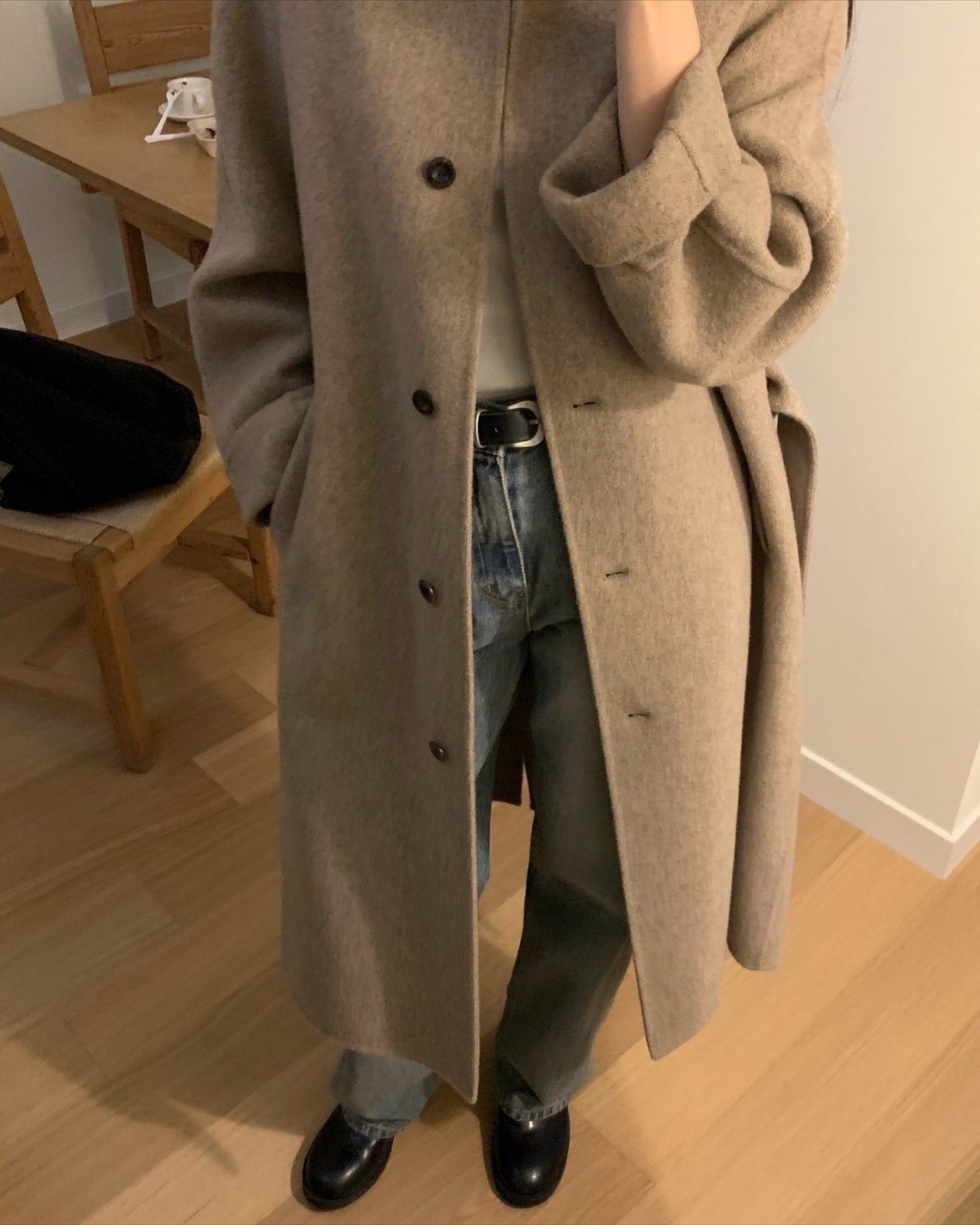 Roy Wool 100% Twill Handmade Coat (2 Colors)