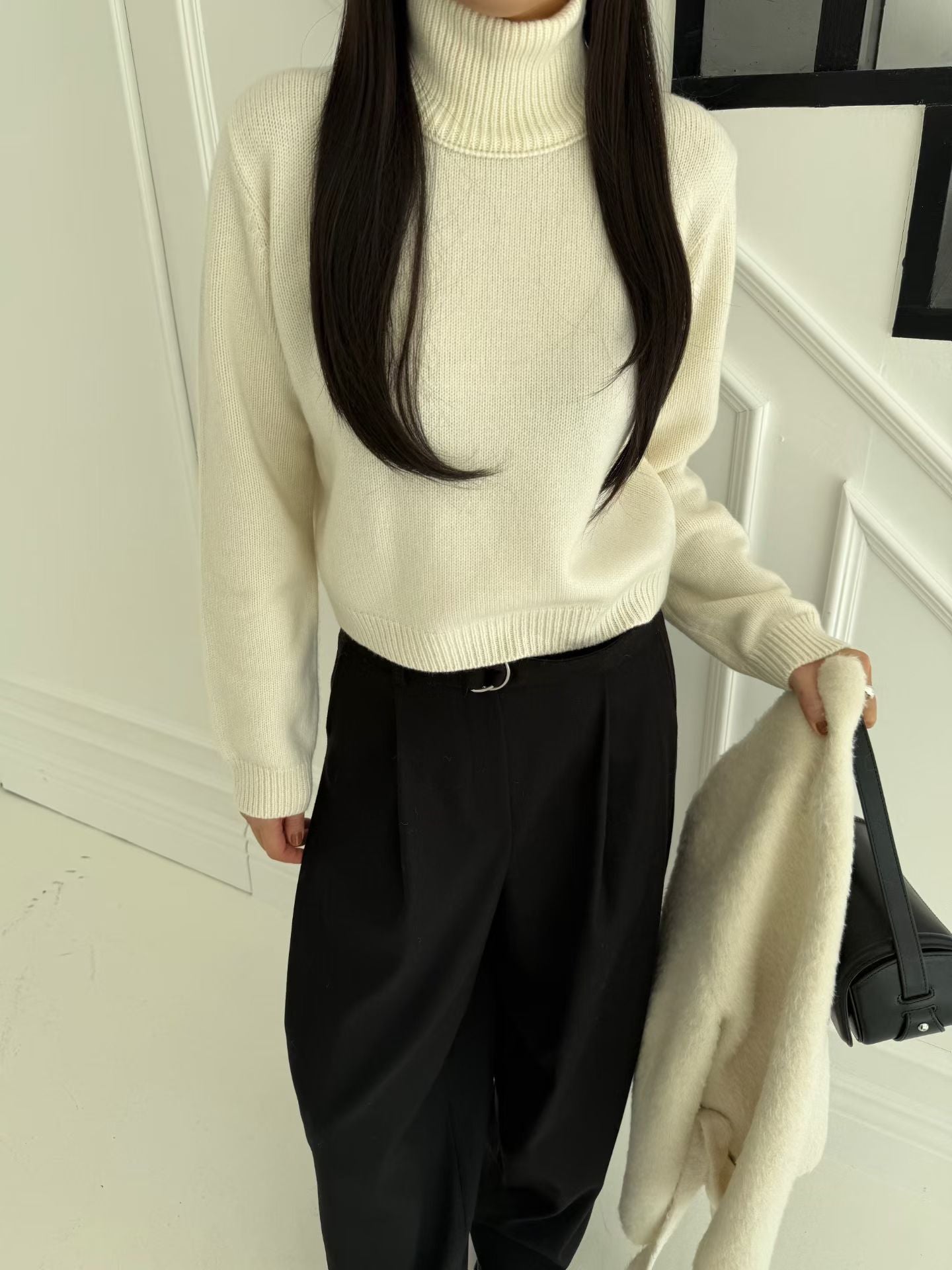 Ivalo Superfine Merino Wool Knit Top (4 Colors)