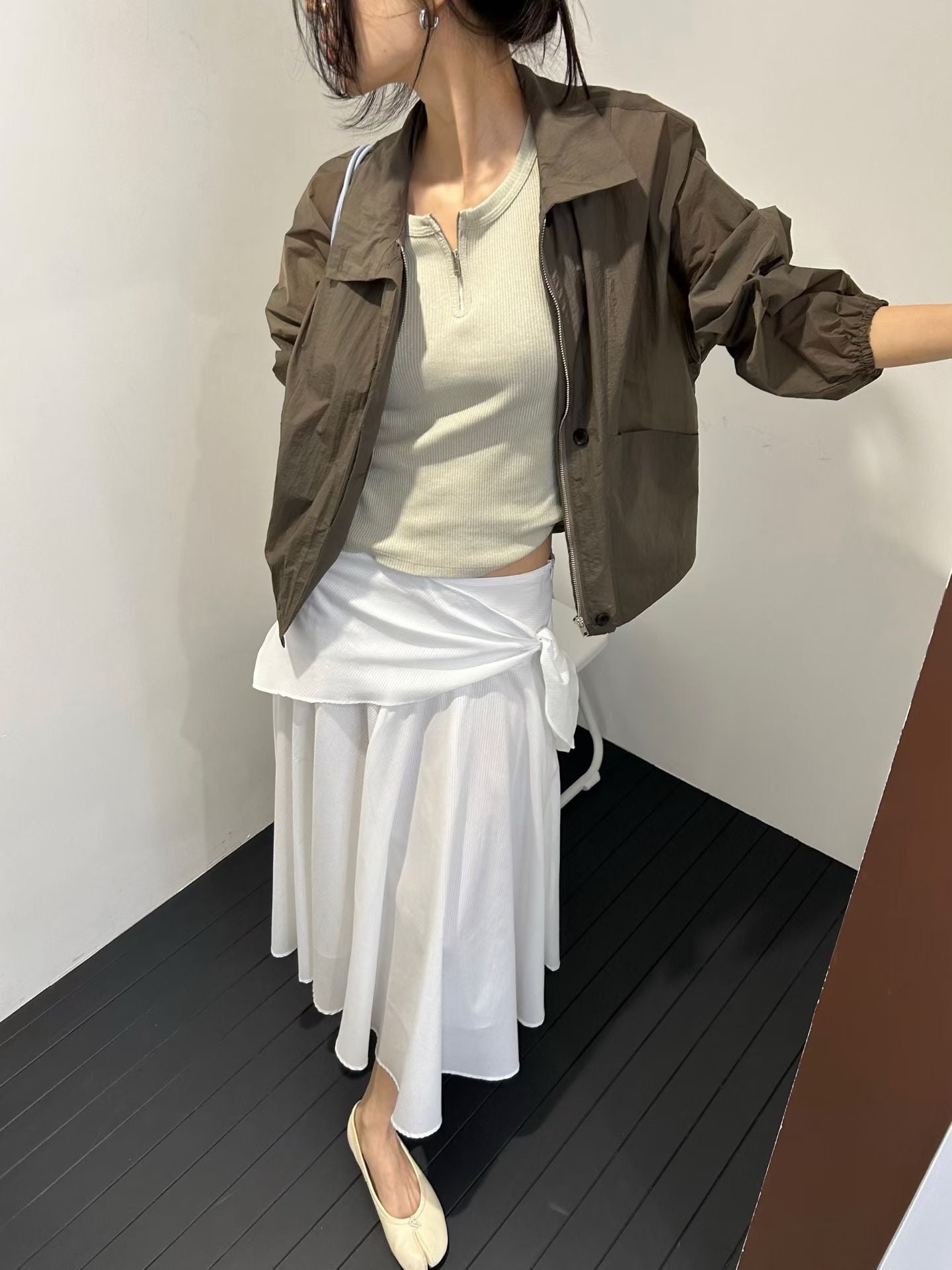 Eurielle Striped Skirt (3 Colors)