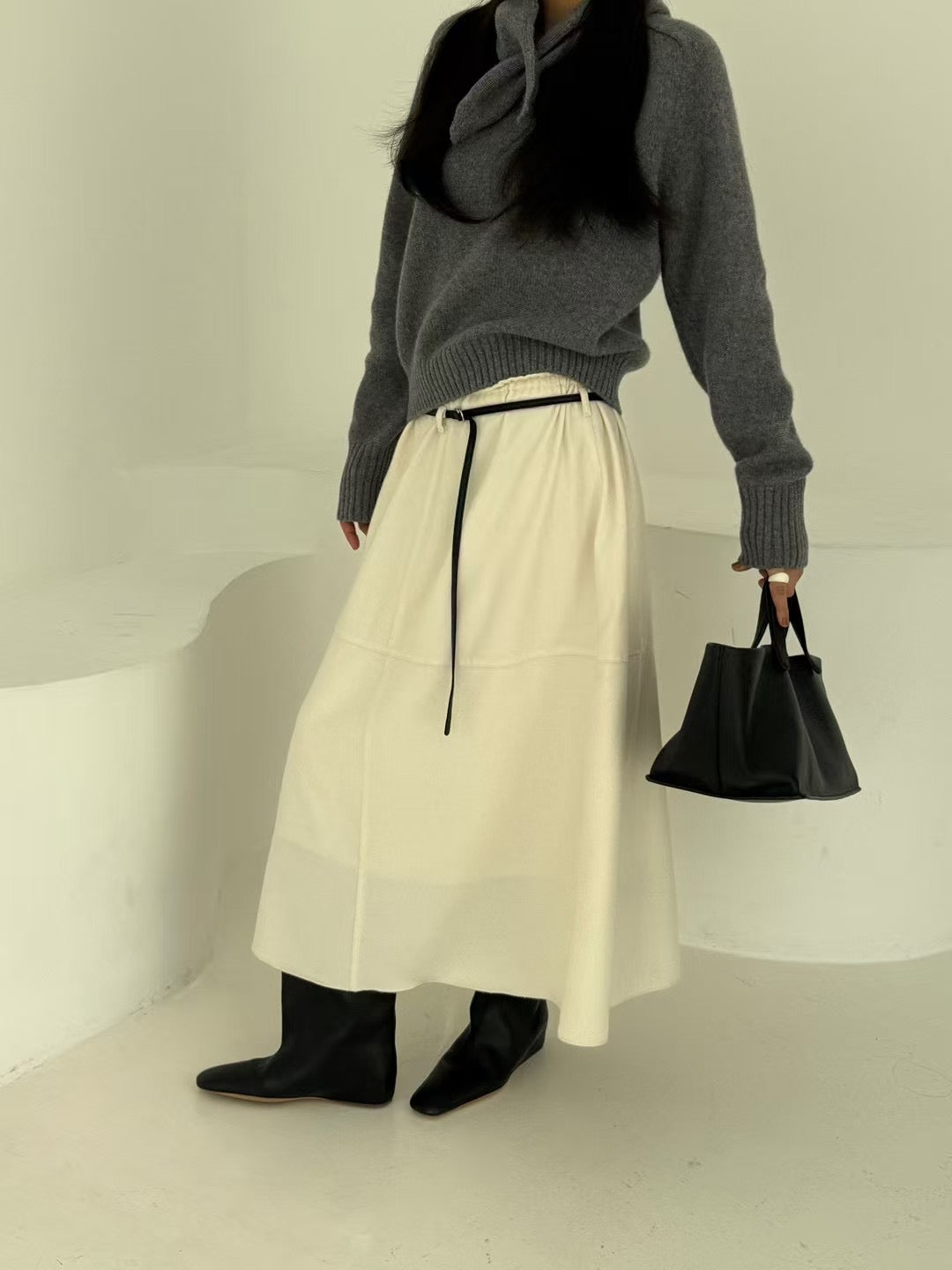 Isadora Skirt with Belt (2 Colors)