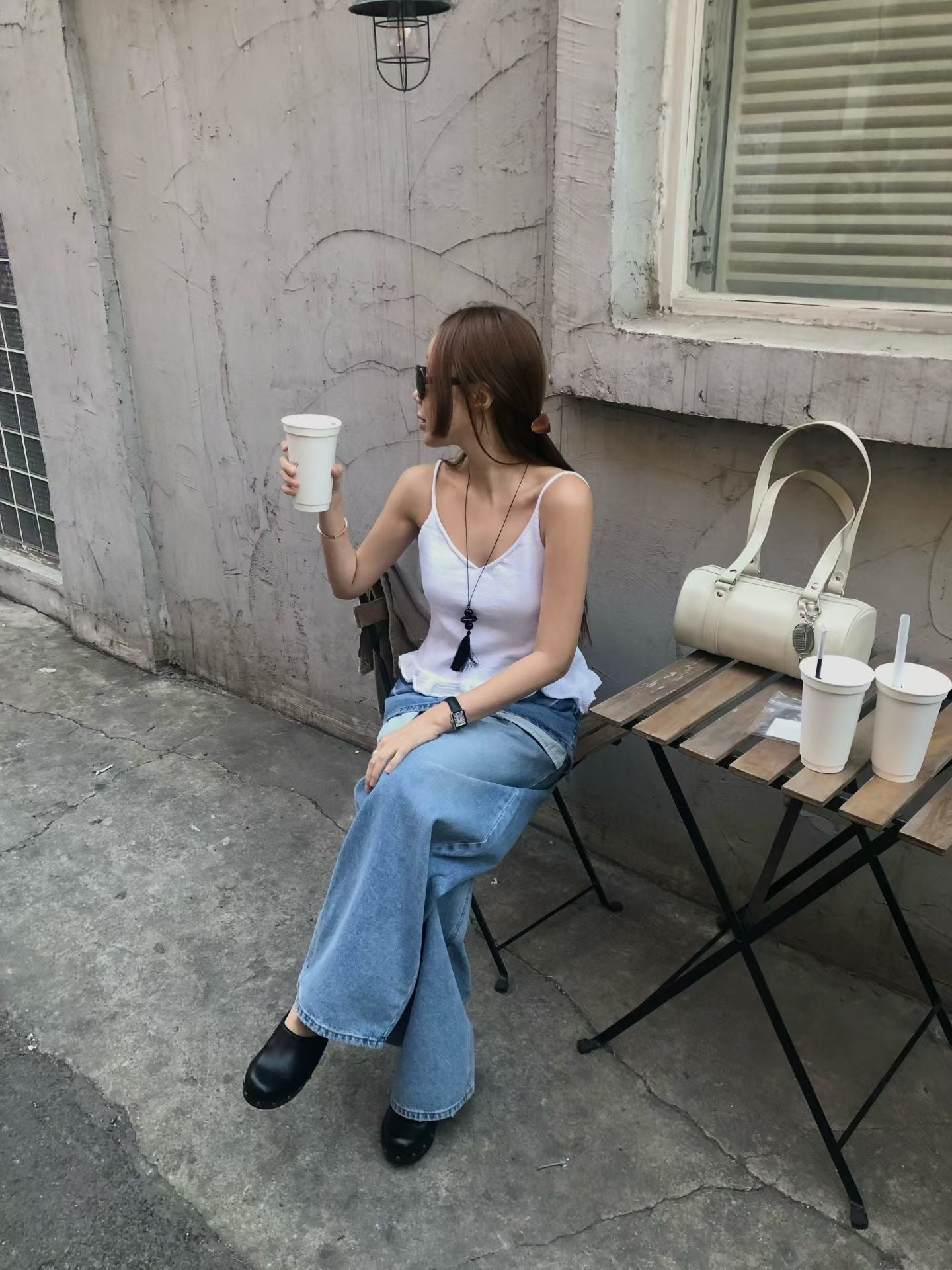 Nessa Barrel Cow Leather Bag (2 Colors)