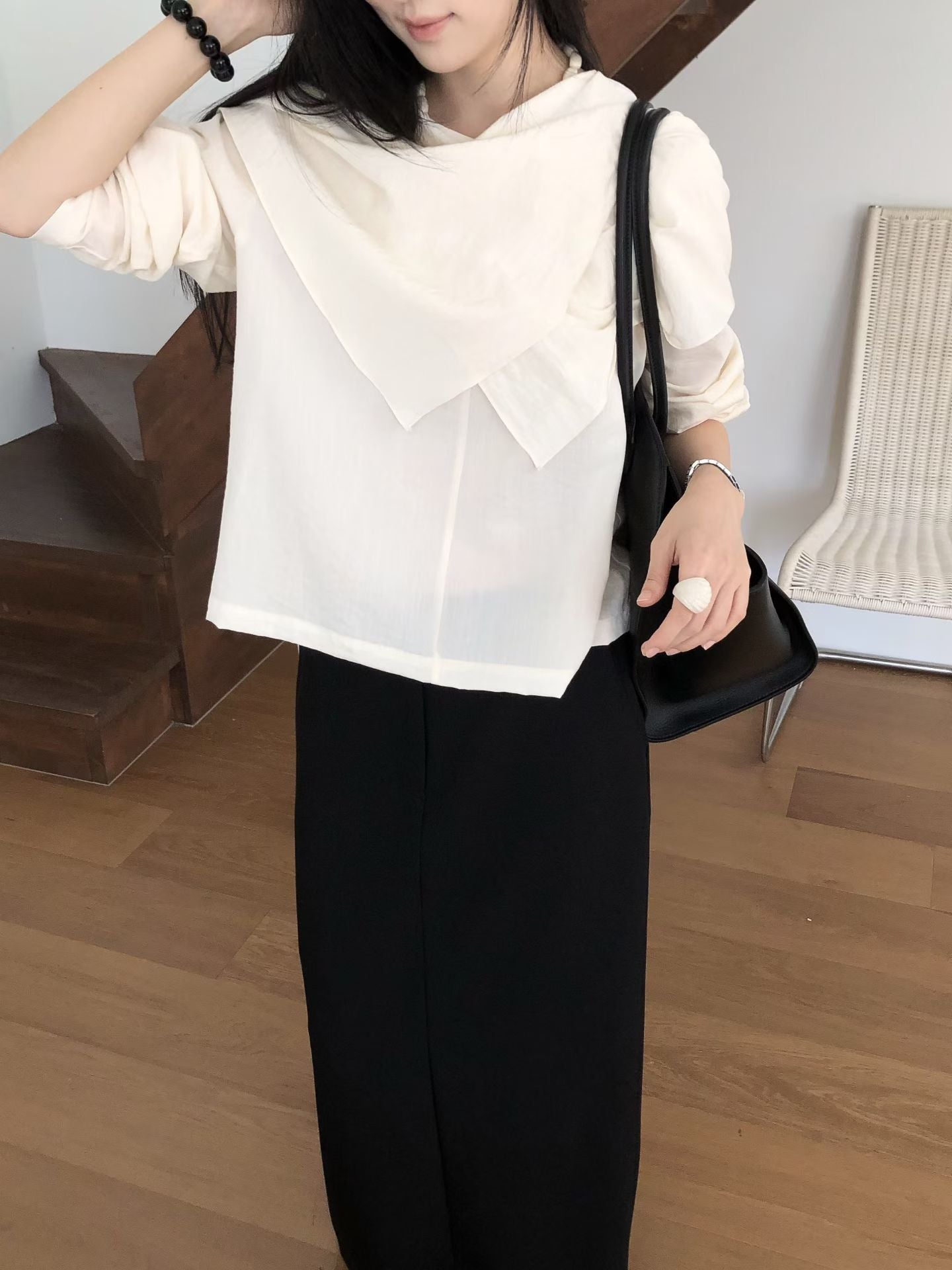 Quirina Layered Long Sleeve Top (2 Colors)
