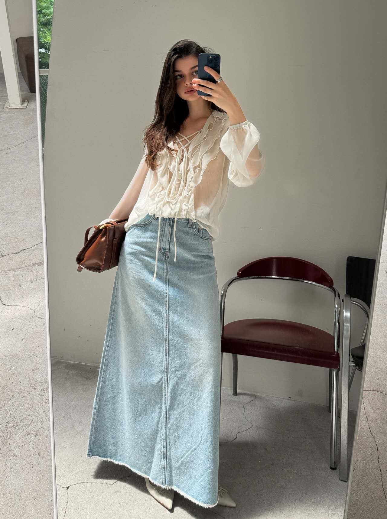 Ulyana Denim Skirt