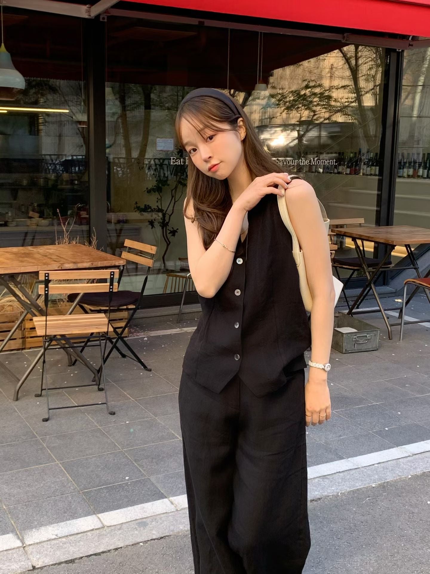 Elpis 100% Linen Vest (2 Colors)