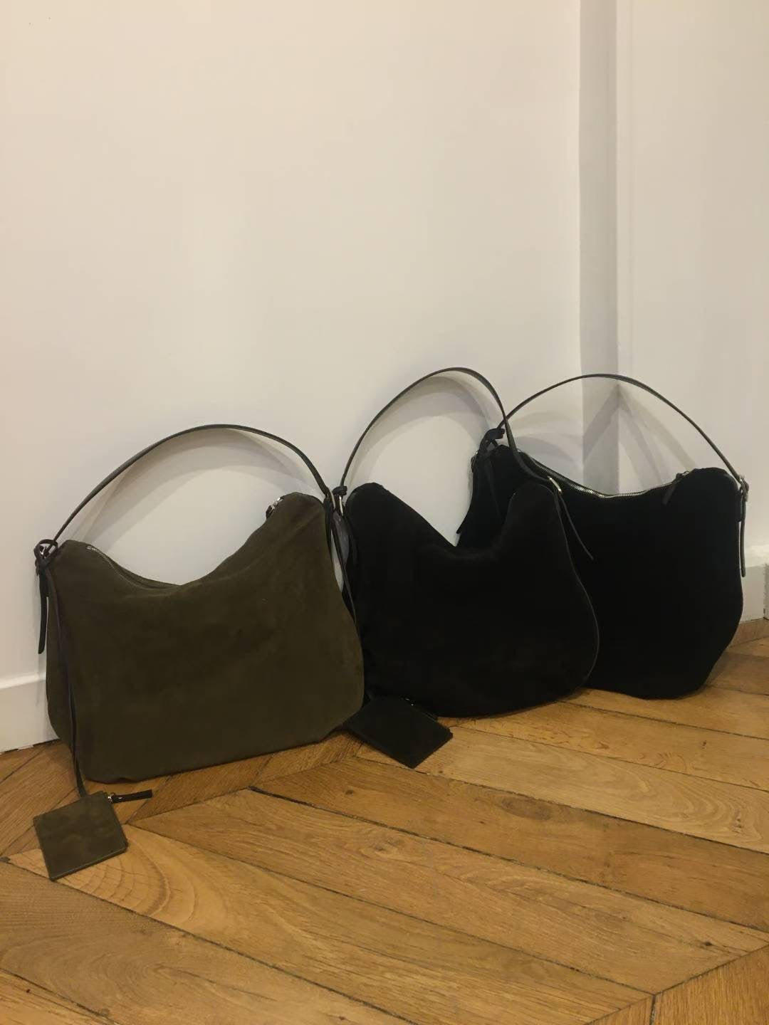 Fatima Lamb Suede Bag (3 Colors)