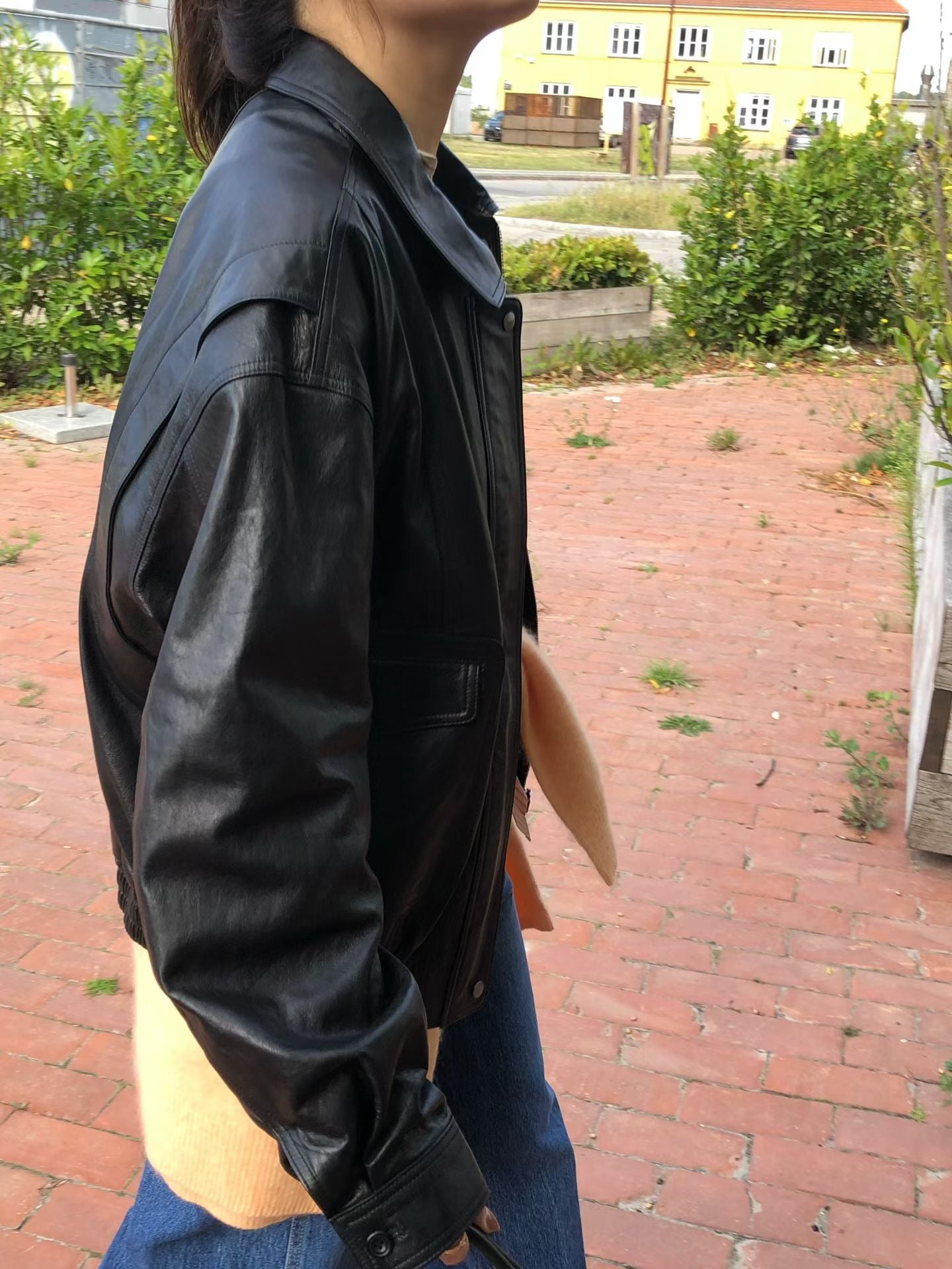 Bella Leather Blouson (2 Colors)