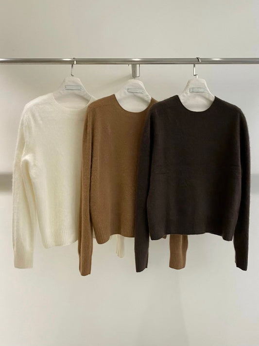 Lavinia Round Knit Top (3 Colors)